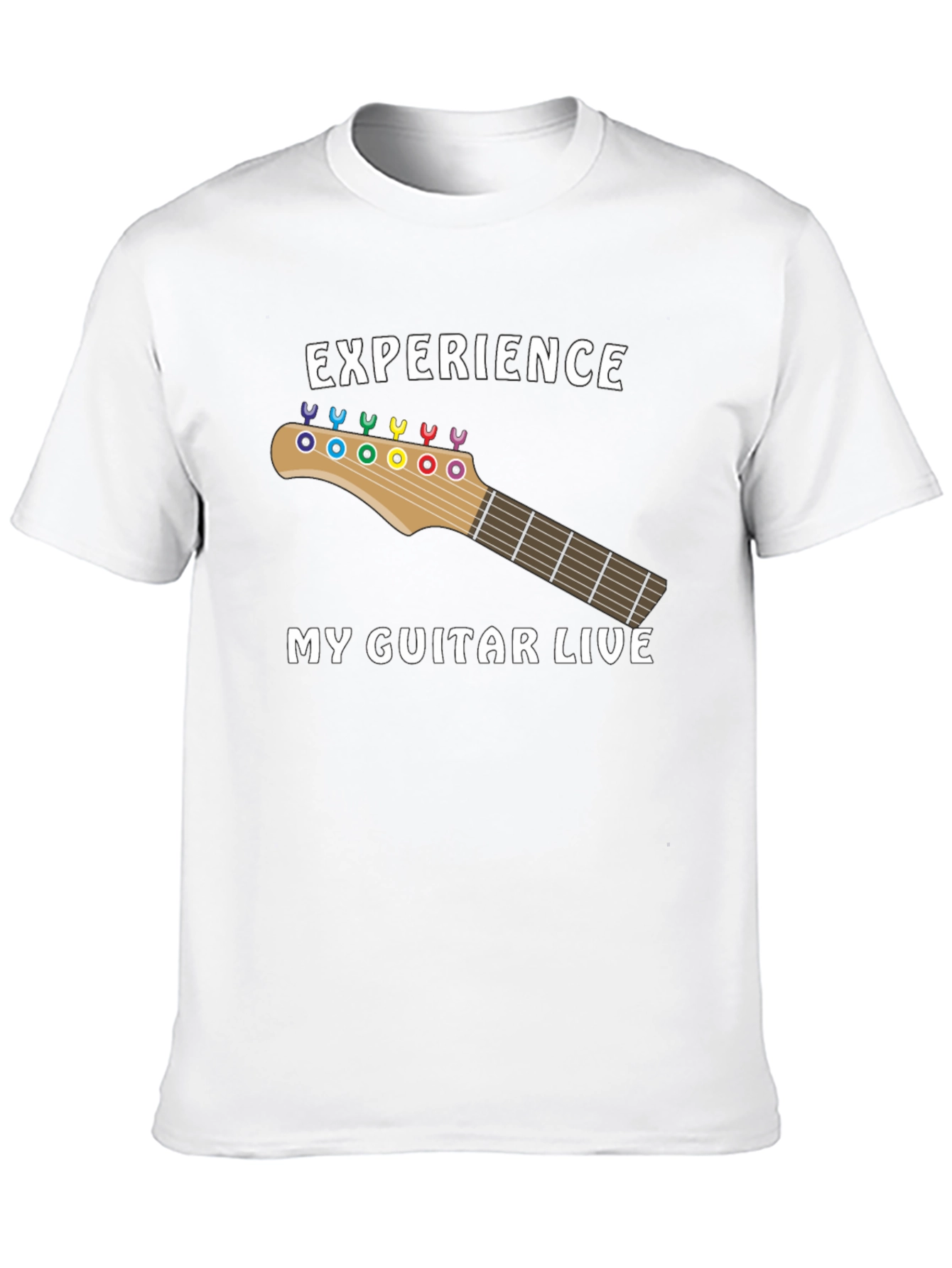 Experience My Guitar Live T-Shirt - Musician Tee