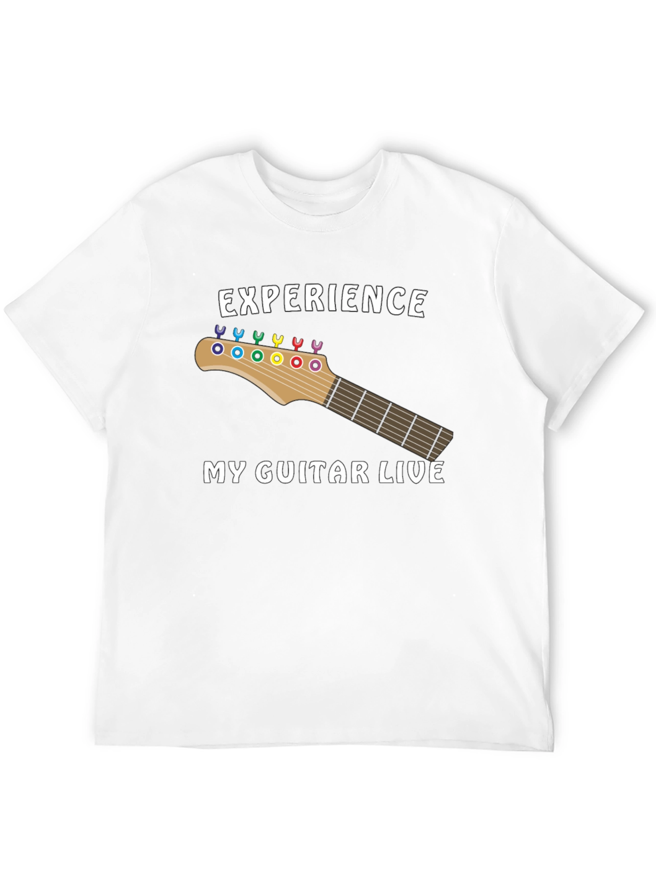 Experience My Guitar Live T-Shirt - Musician Tee