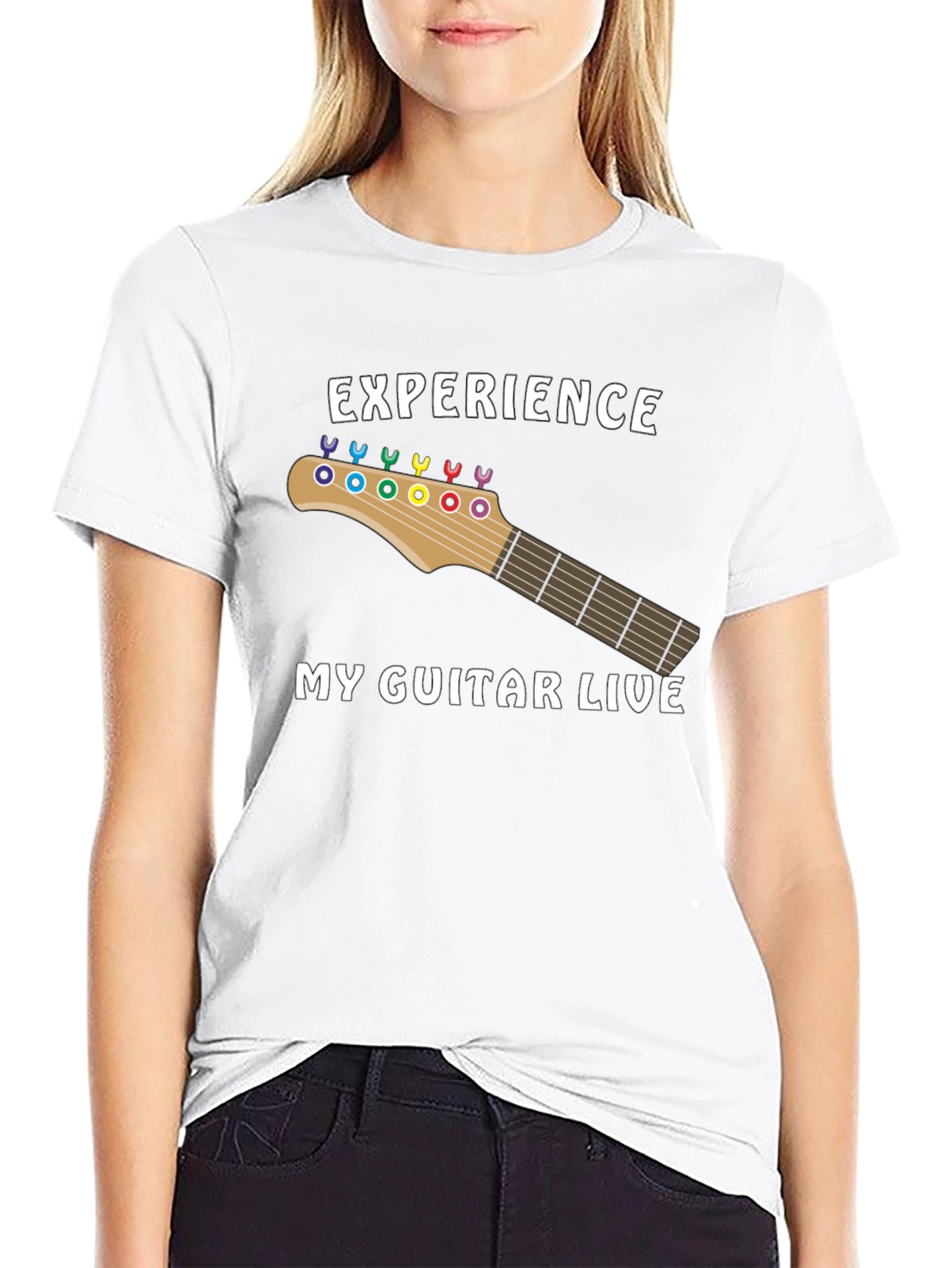 Experience My Guitar Live T-Shirt - Musician Tee