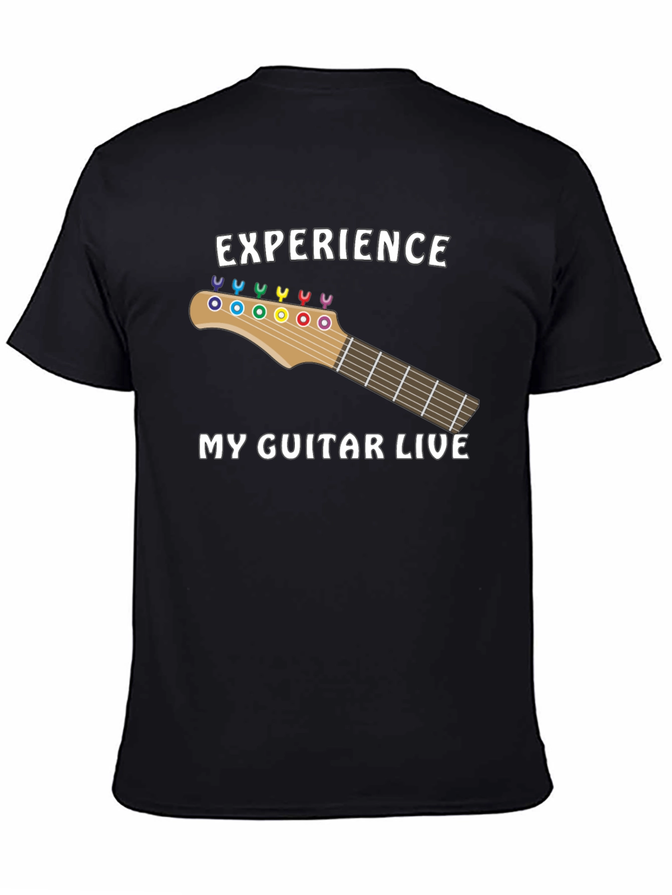 Experience My Guitar Live T-Shirt - Musician Tee