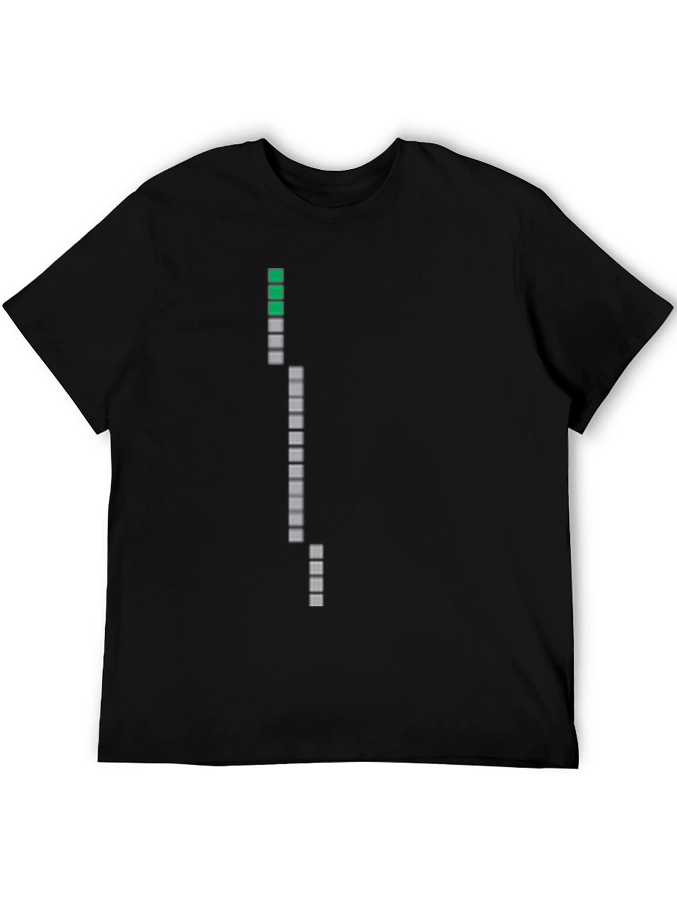 Pixelated Progress T-Shirt - Black