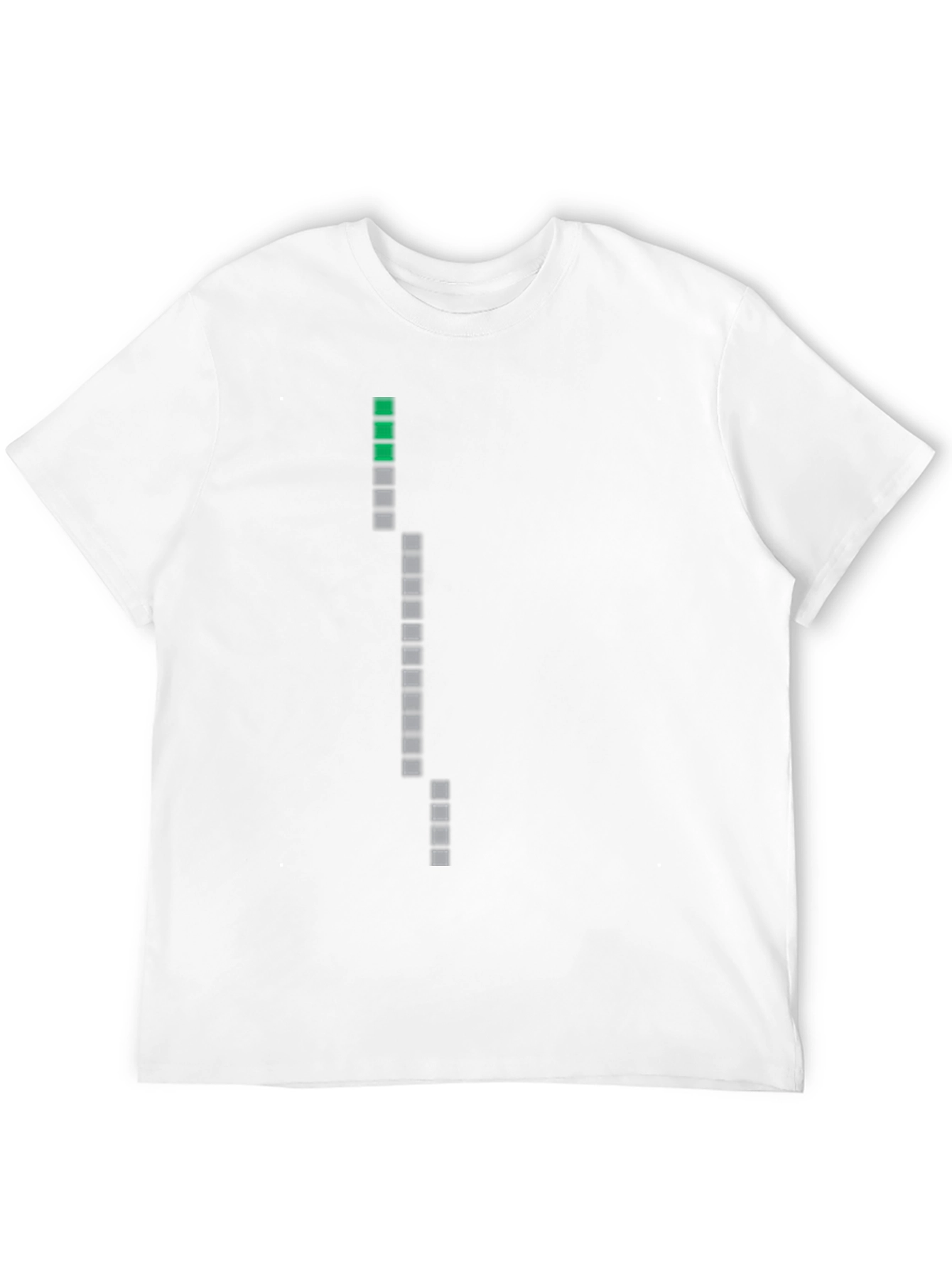 Pixelated Progress T-Shirt - Black