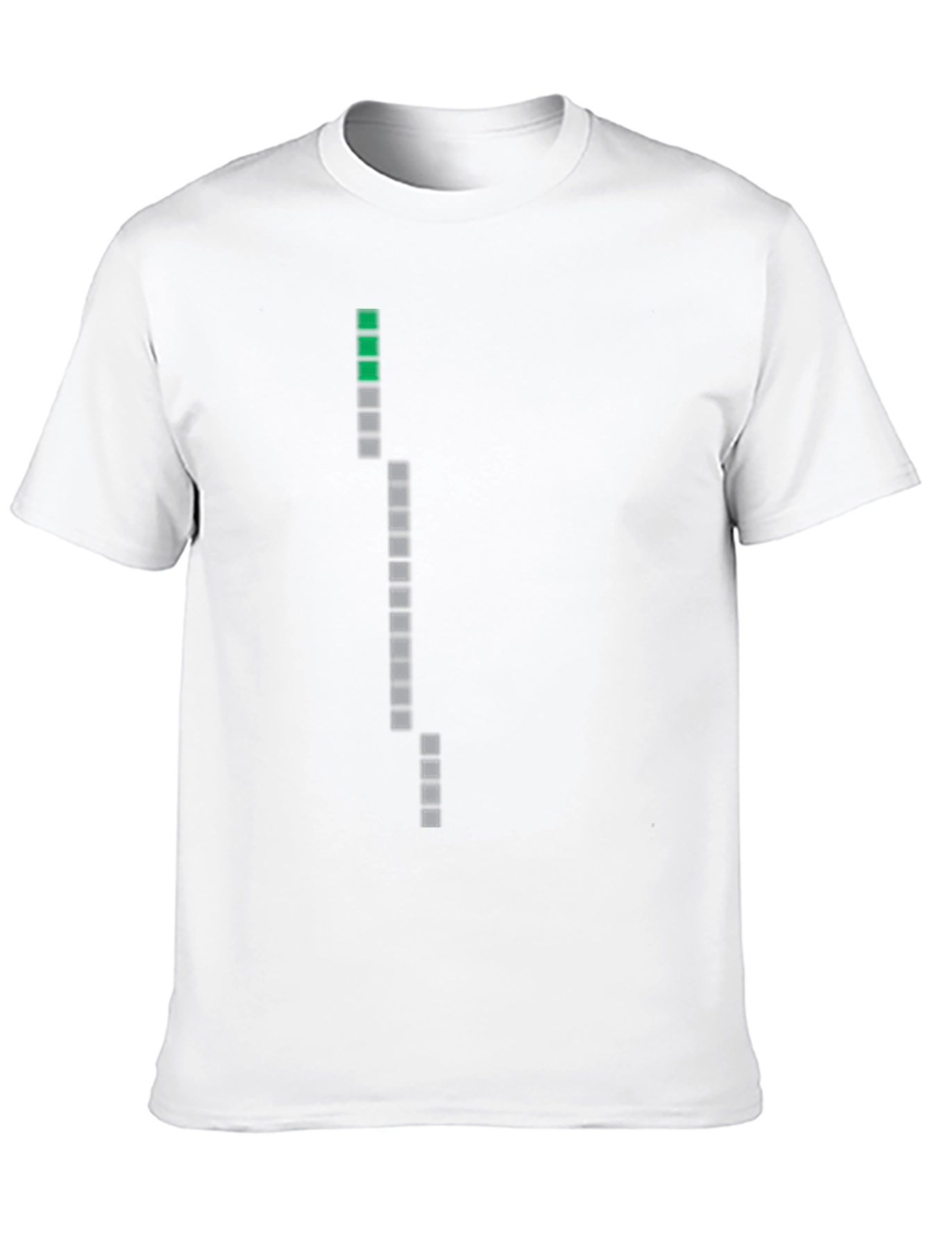 Pixelated Progress T-Shirt - Black