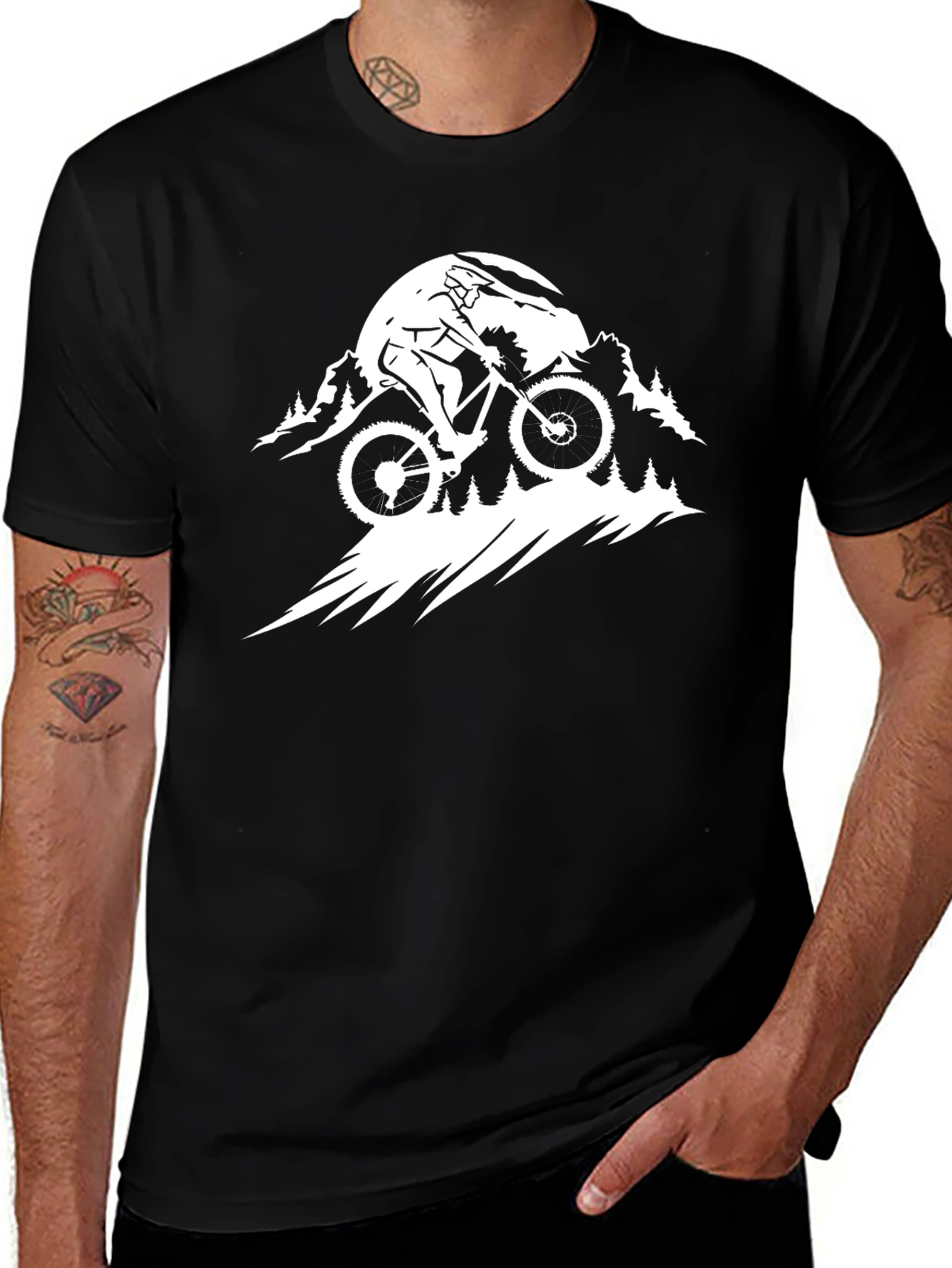 Mountain Bike Graphic T-Shirt