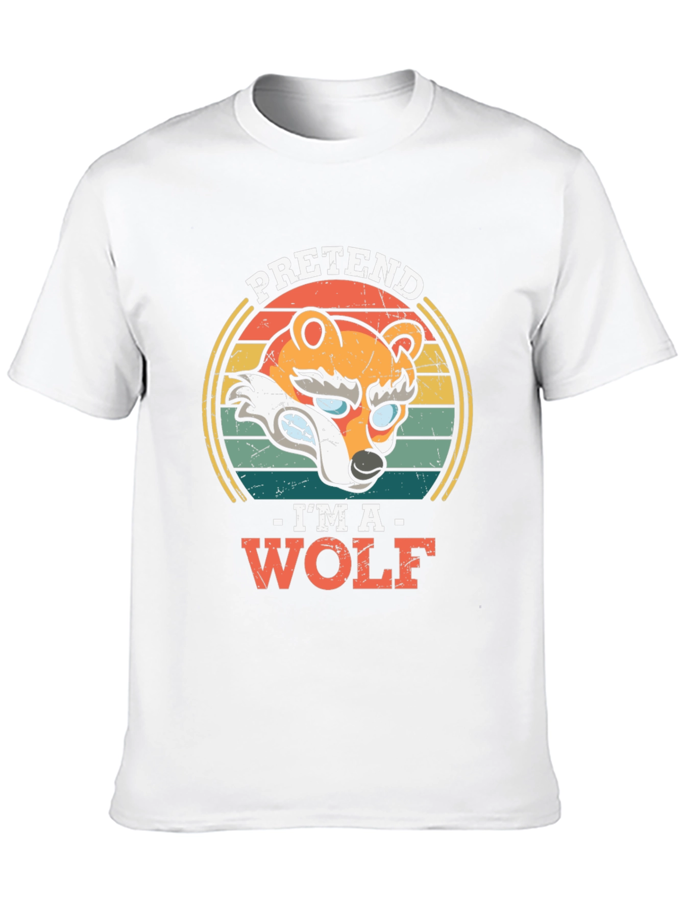 Pretend Im A Wolf Graphic T-Shirt