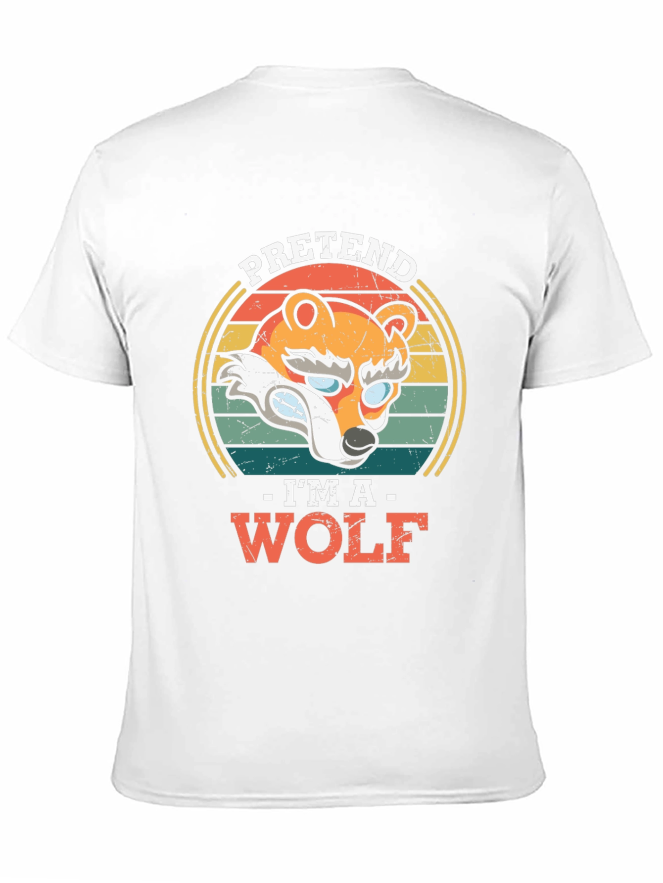 Pretend Im A Wolf Graphic T-Shirt