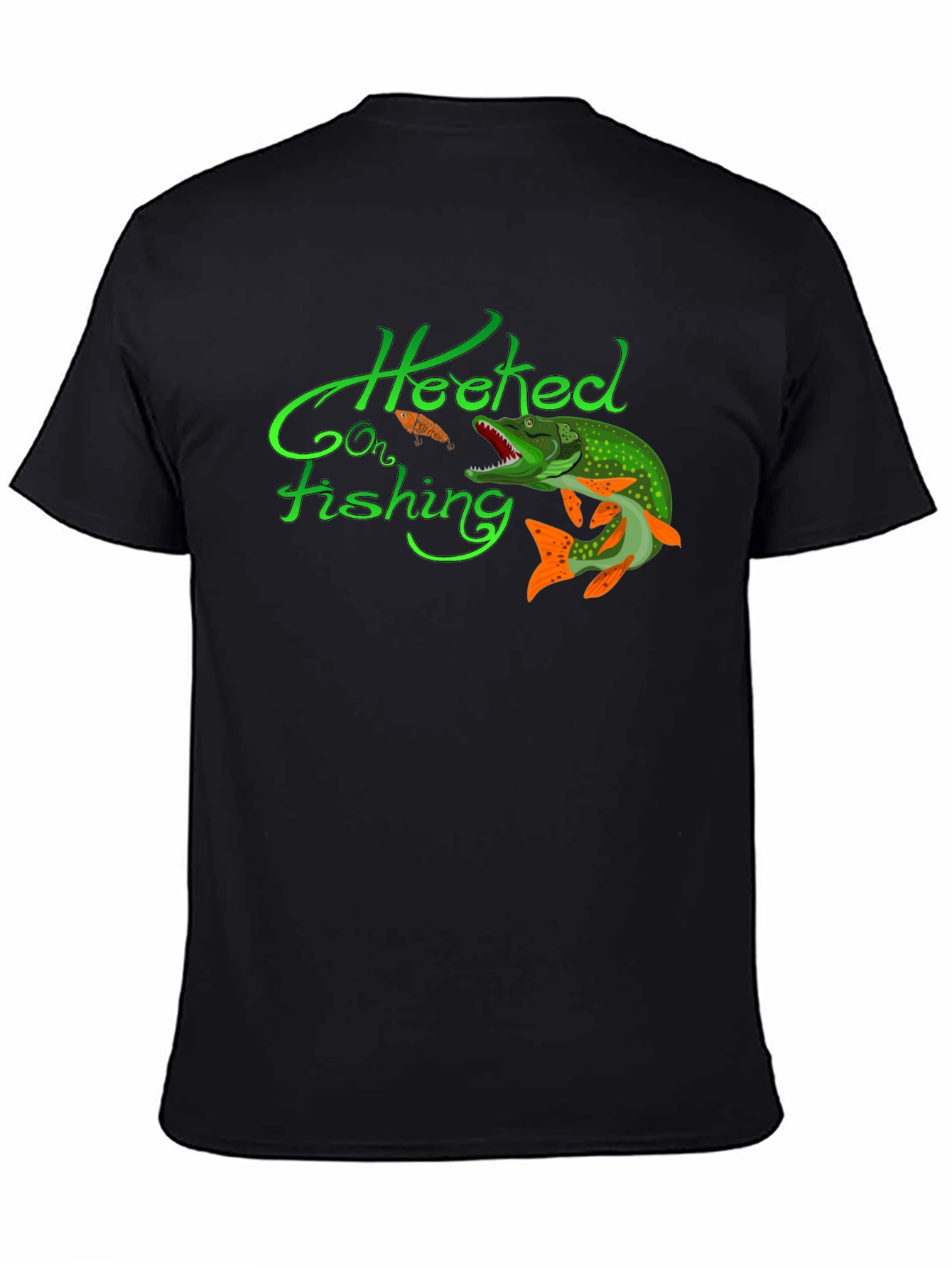 Hooked on Fishing Graphic Tee