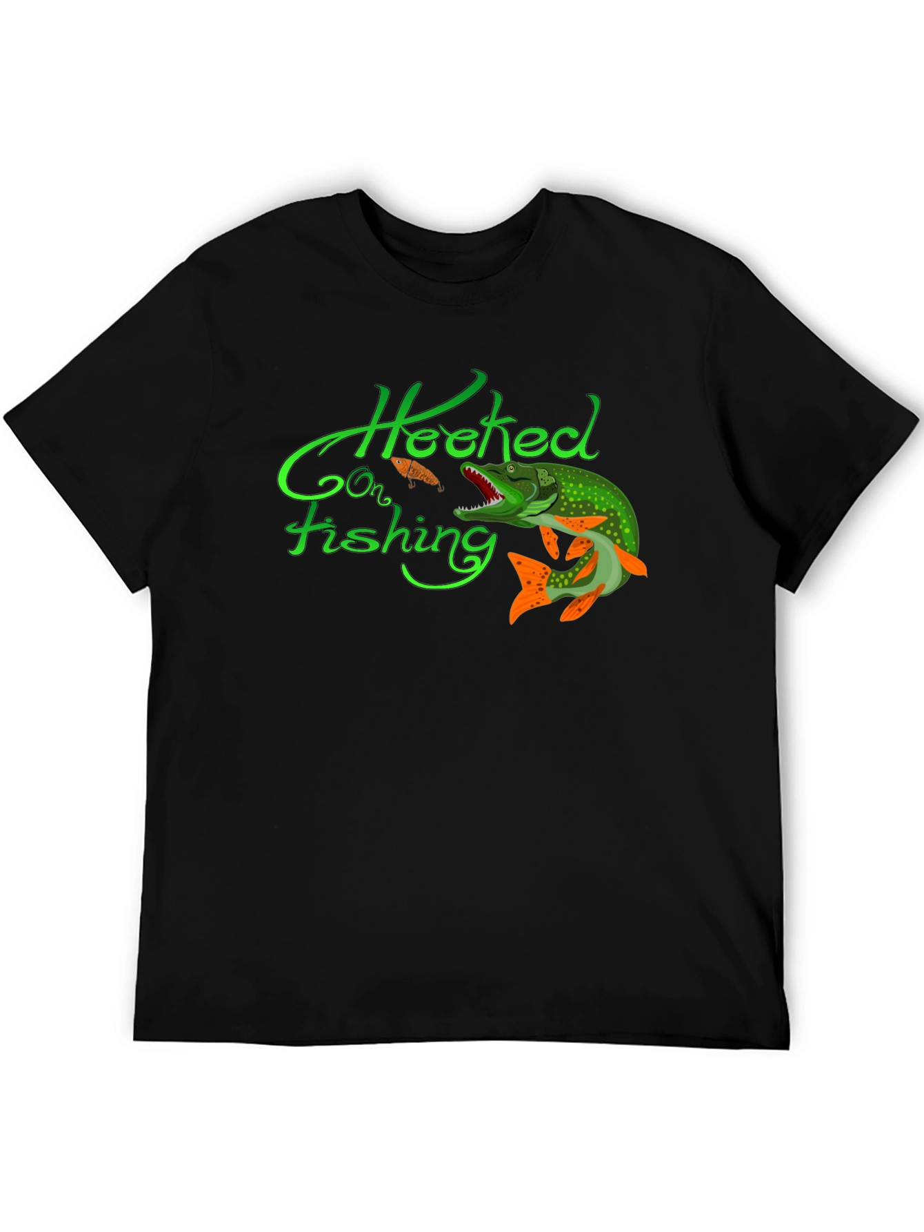 Hooked on Fishing Graphic Tee