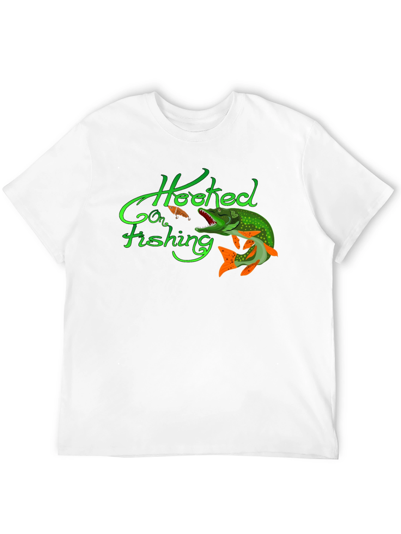 Hooked on Fishing Graphic Tee