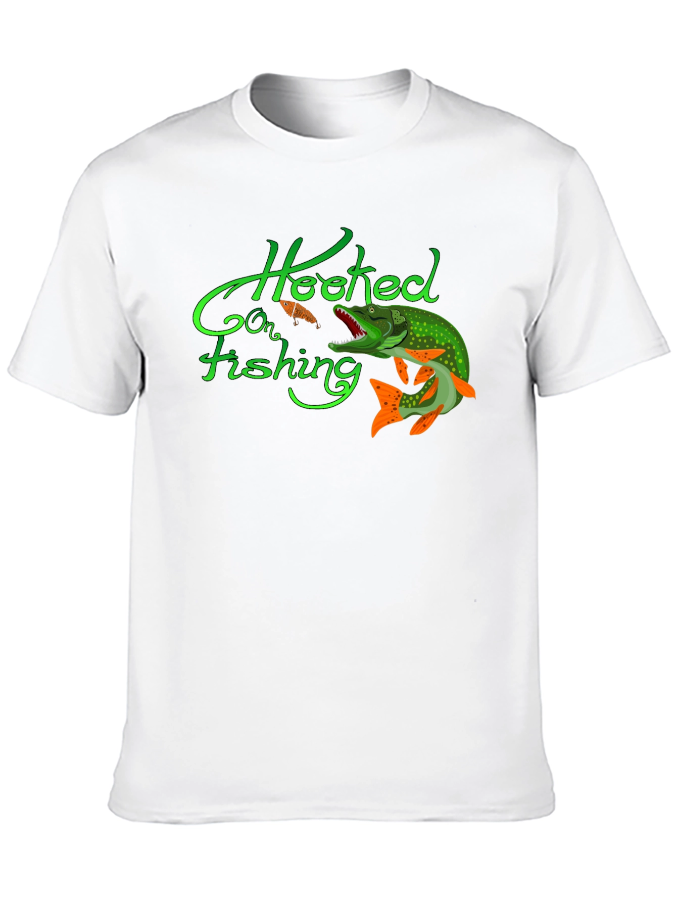 Hooked on Fishing Graphic Tee