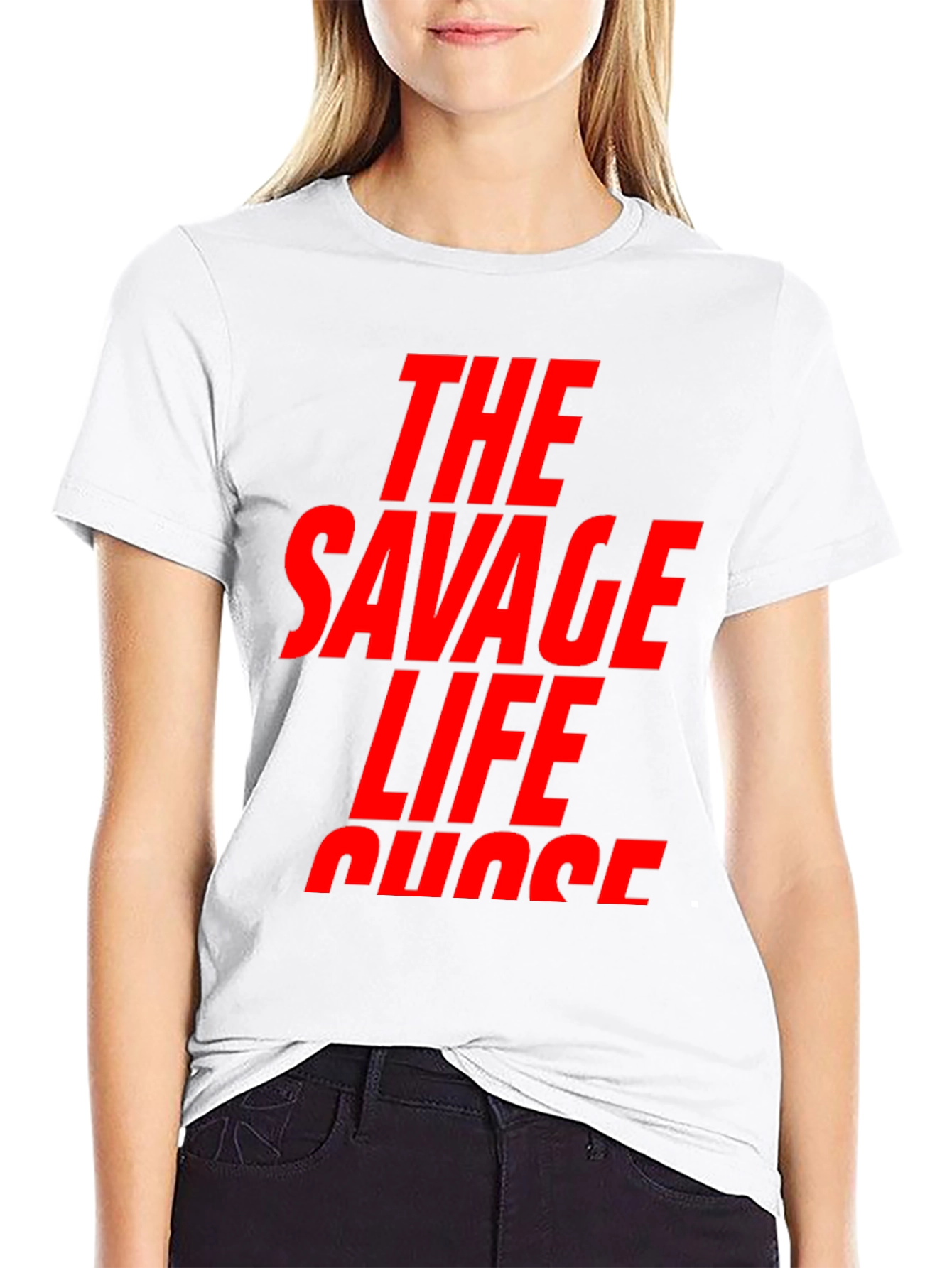 The Savage Life T-Shirt - Bold Graphic Tee