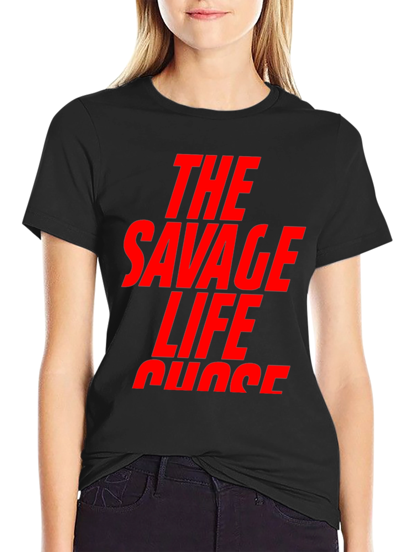 The Savage Life T-Shirt - Bold Graphic Tee