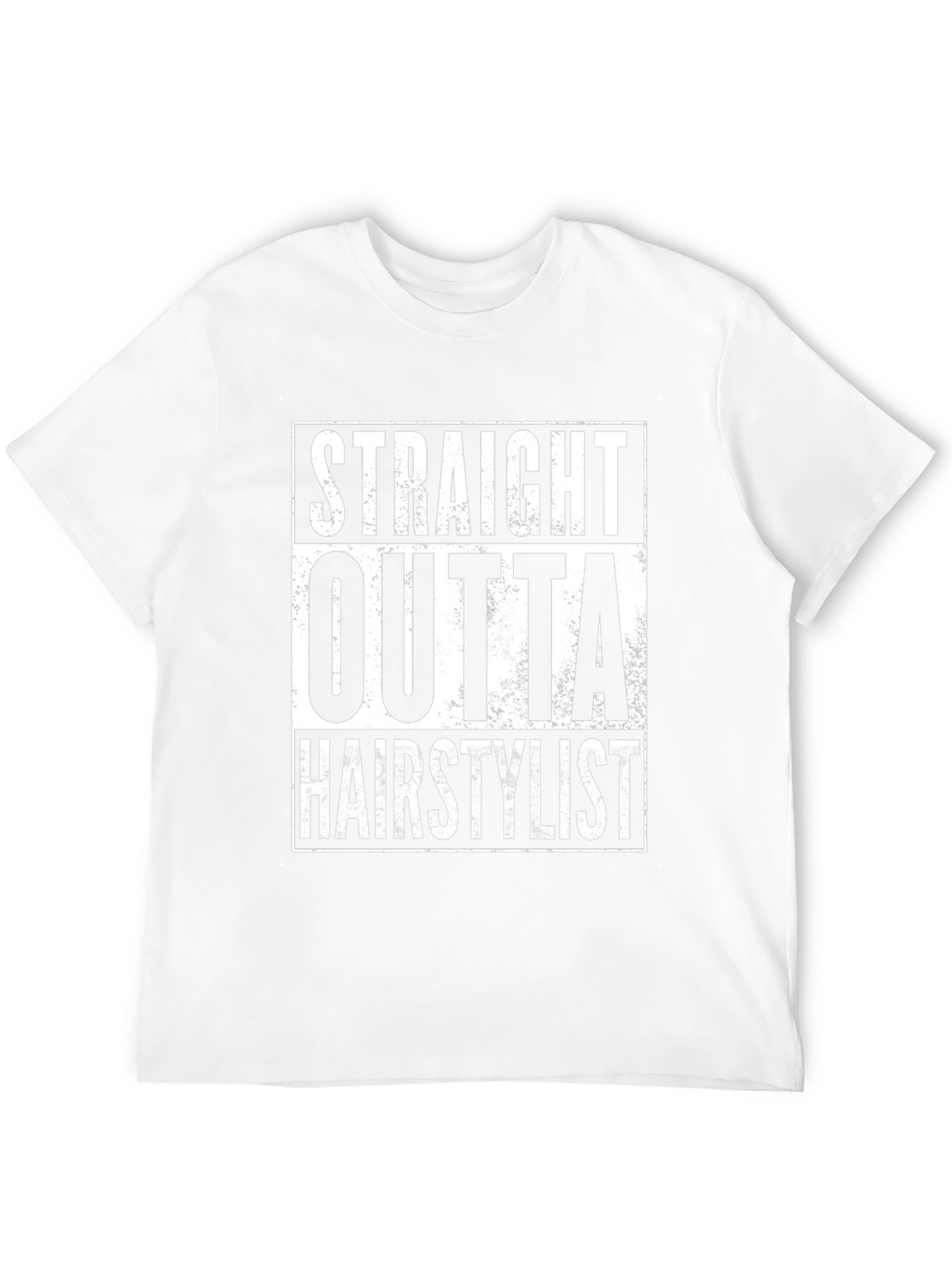 Straight Outta Hairstylist Graphic Tee - Black