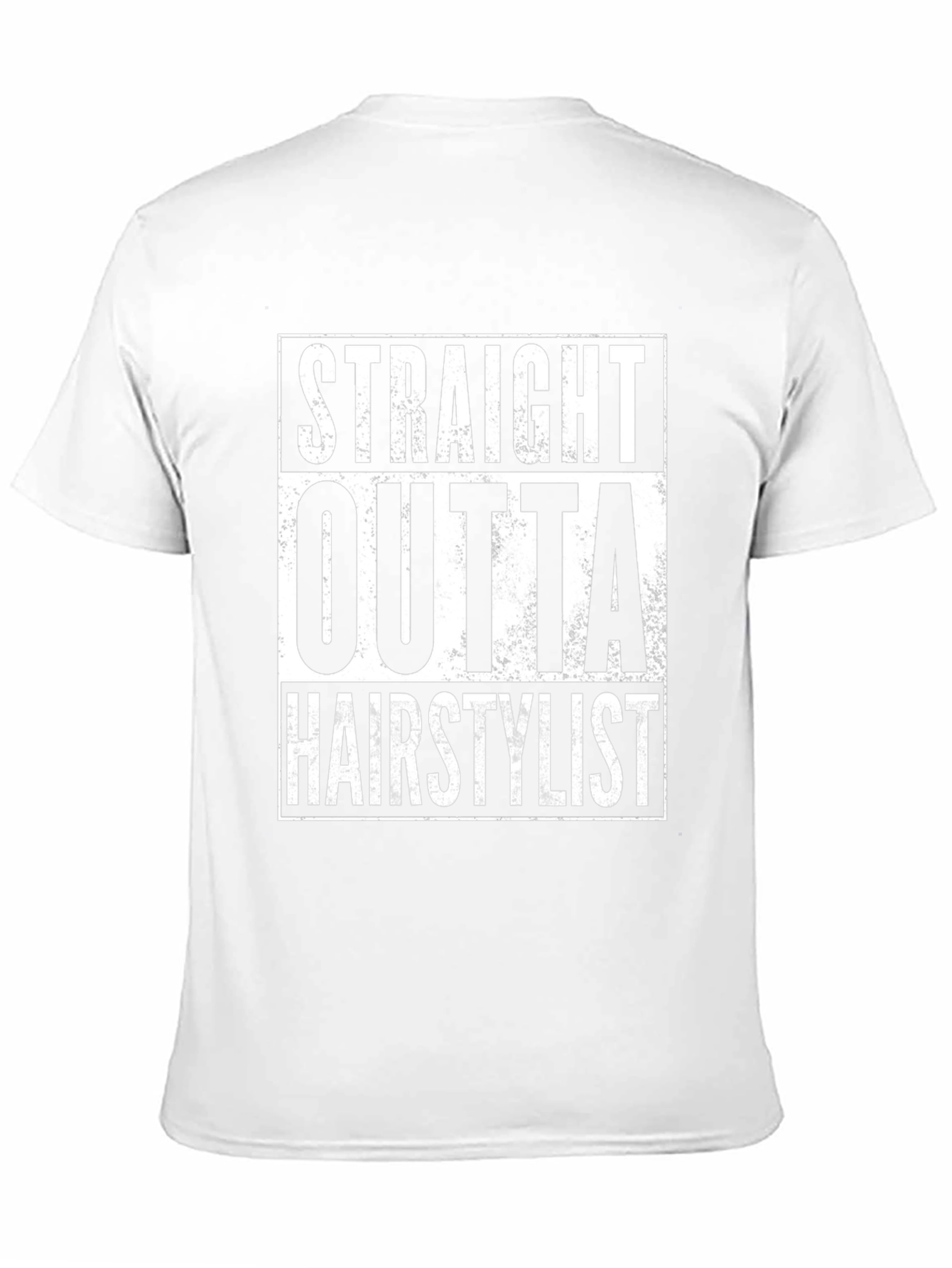 Straight Outta Hairstylist Graphic Tee - Black