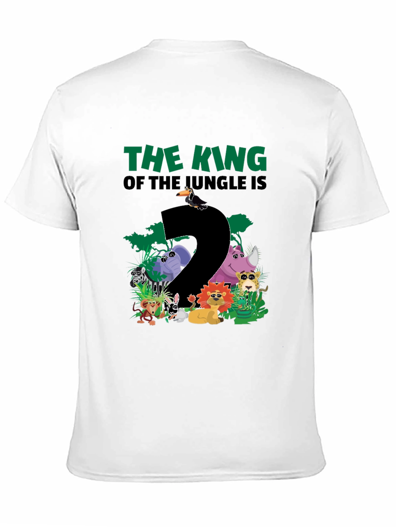 Jungle King Birthday T-Shirt - Second Birthday