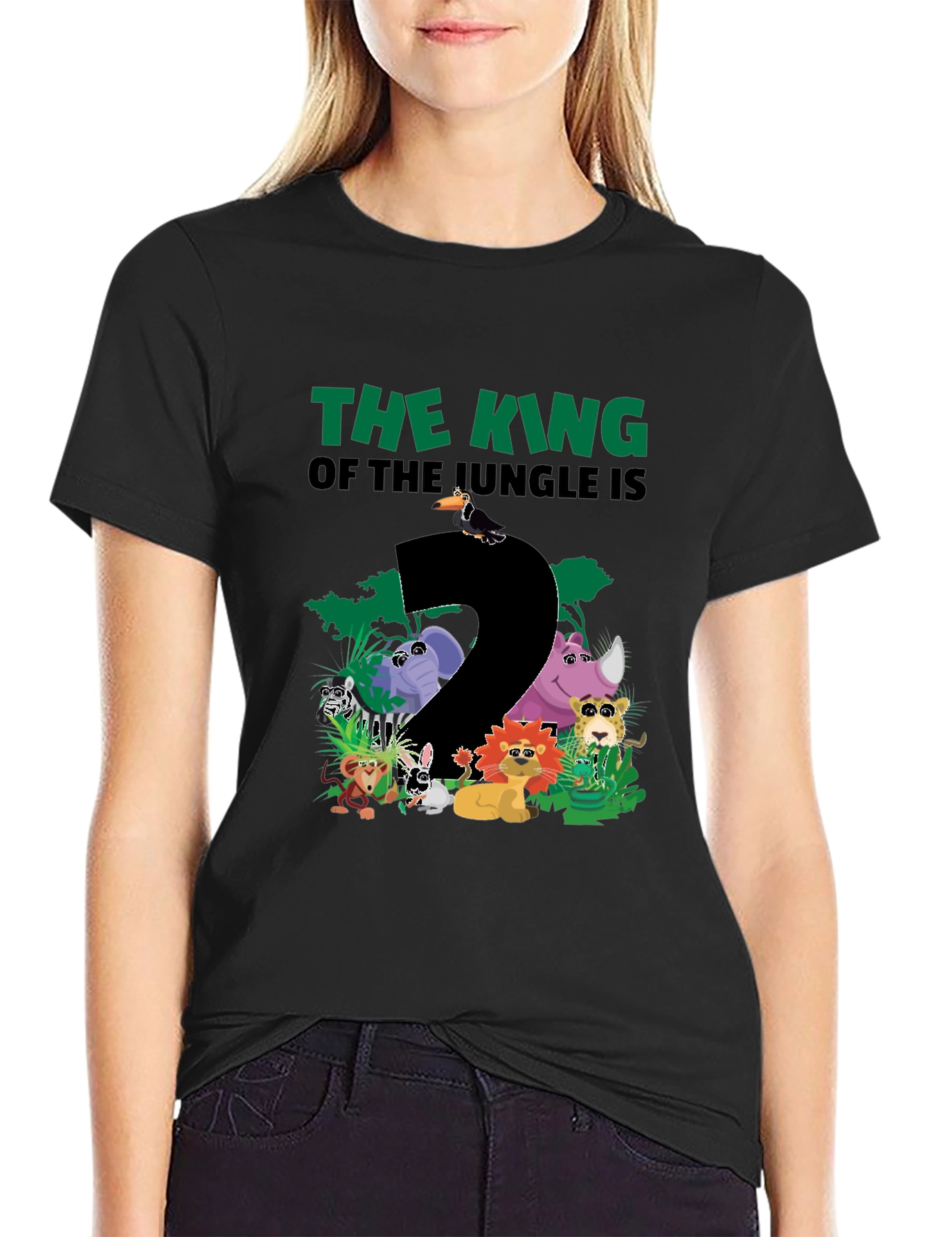 Jungle King Birthday T-Shirt - Second Birthday