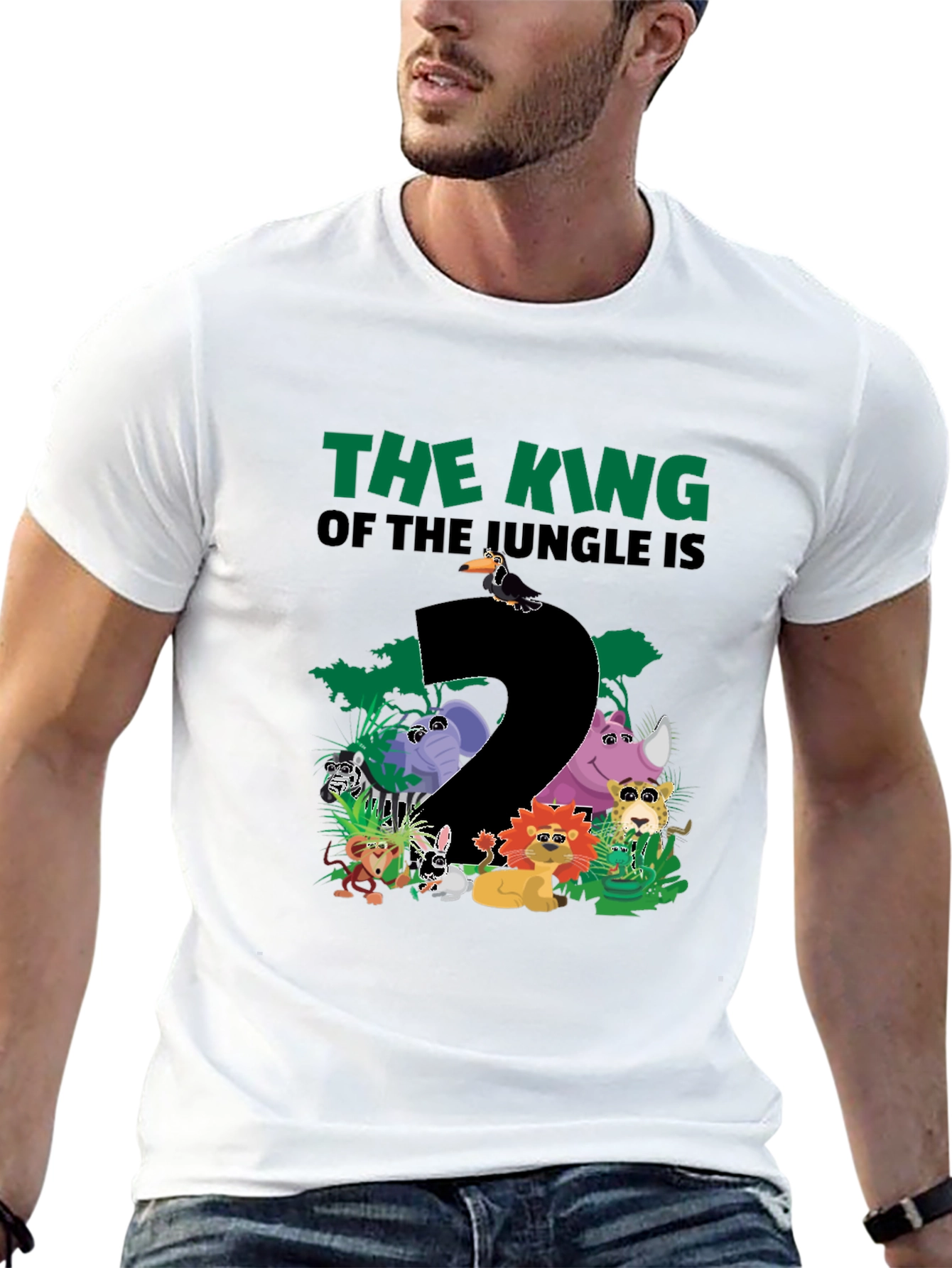 Jungle King Birthday T-Shirt - Second Birthday