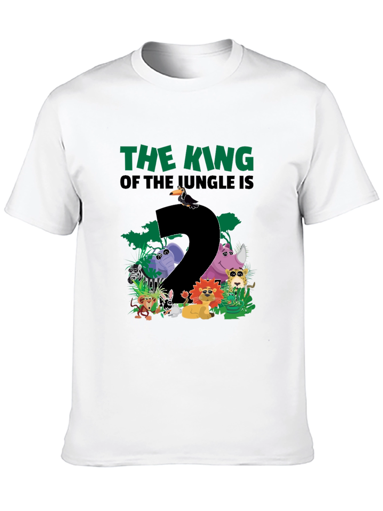 Jungle King Birthday T-Shirt - Second Birthday