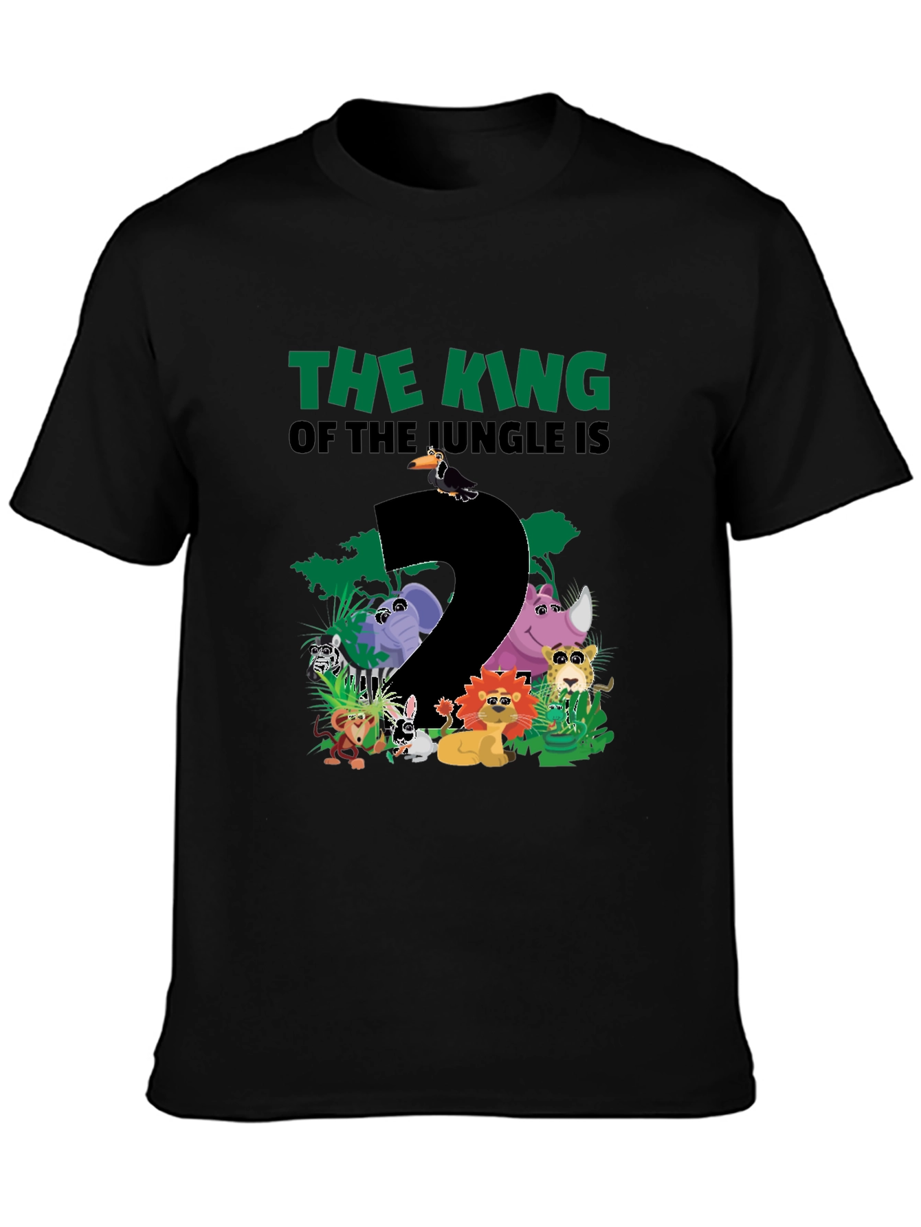 Jungle King Birthday T-Shirt - Second Birthday