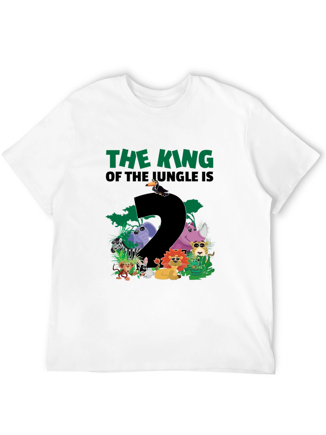 Jungle King Birthday T-Shirt - Second Birthday