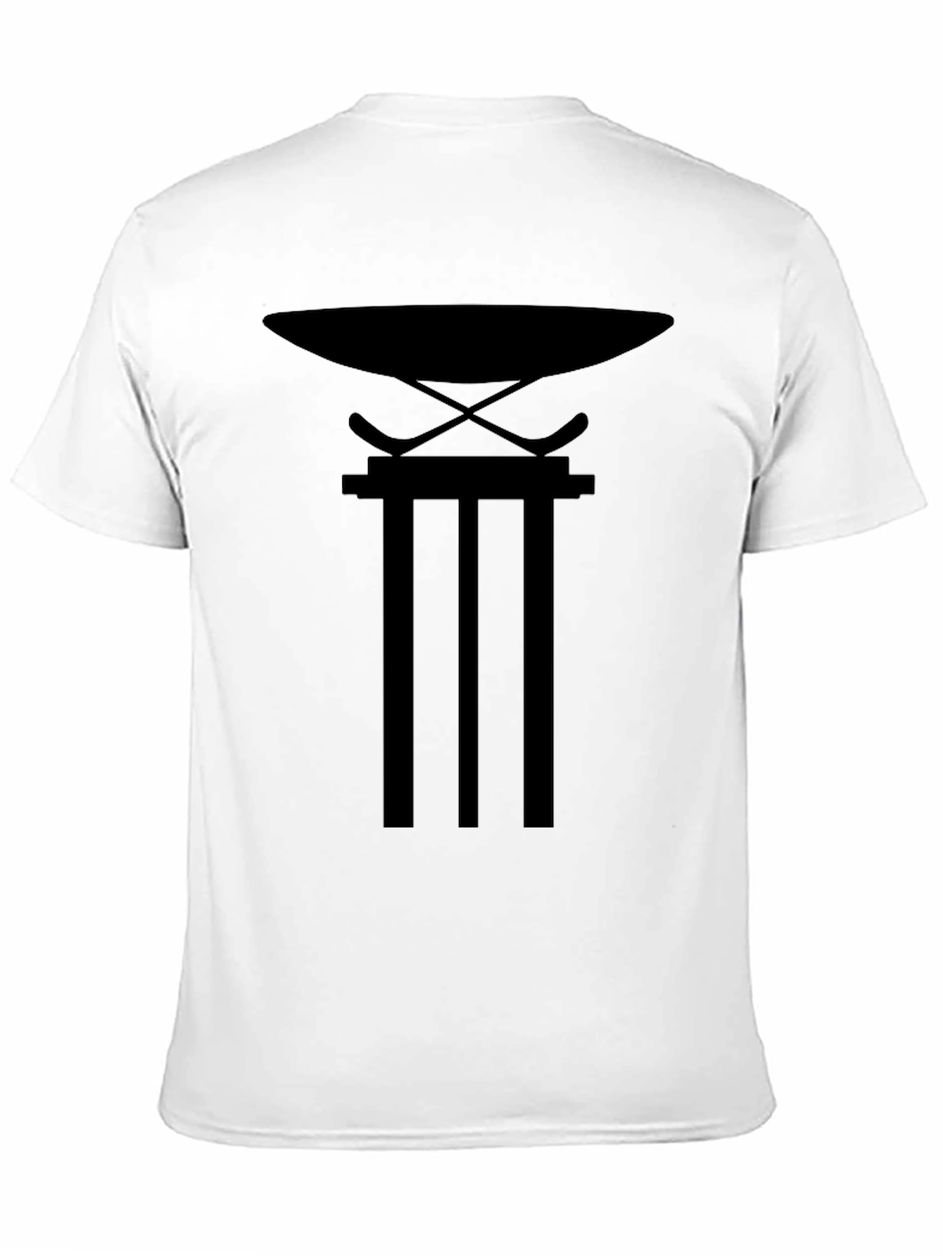 Black Graphic Tee - Hockey Stand