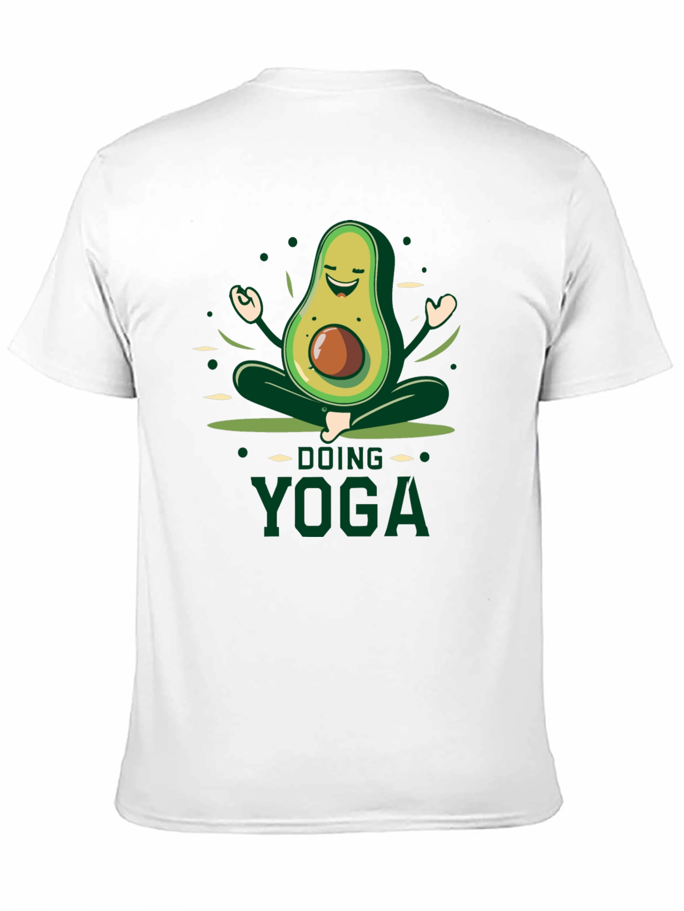 Yoga Avocado Black T-Shirt