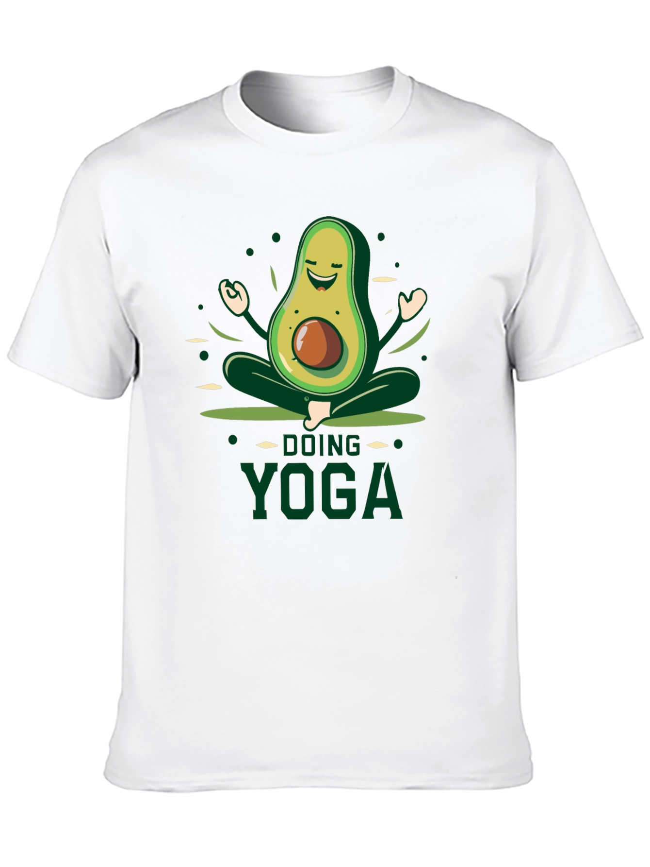 Yoga Avocado Black T-Shirt