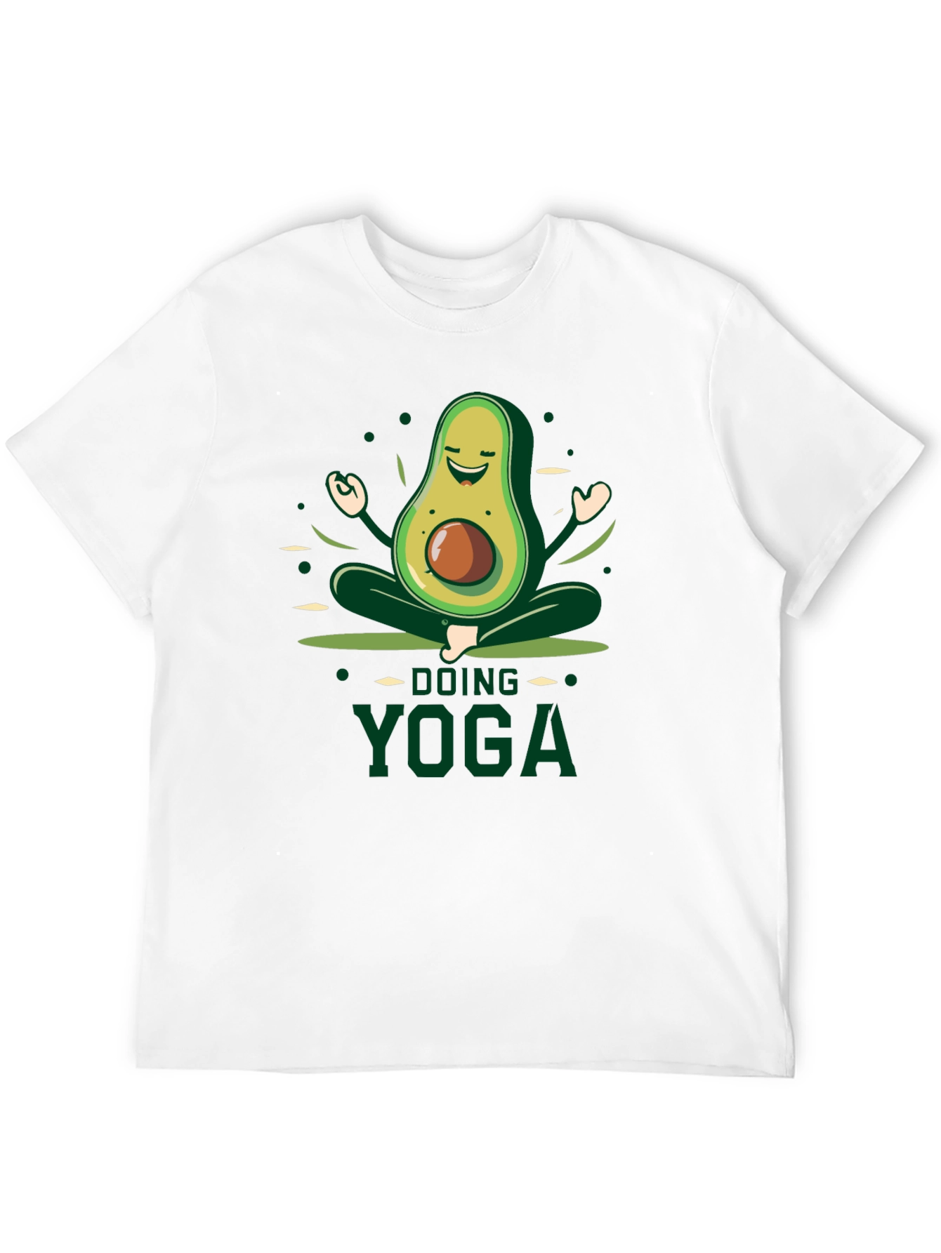 Yoga Avocado Black T-Shirt