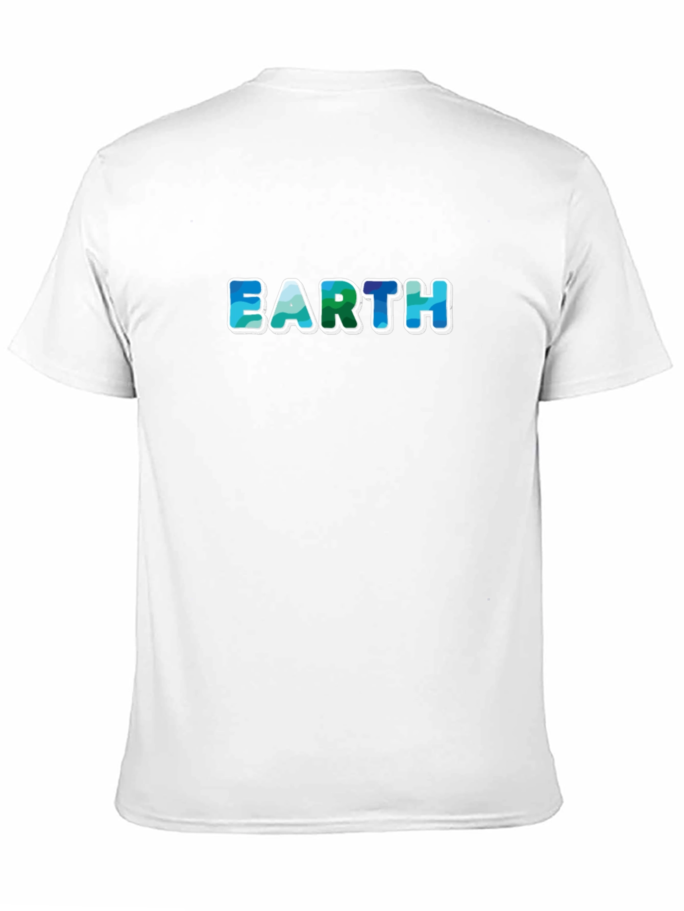 Earth Graphic T-Shirt - Ocean Wave Design