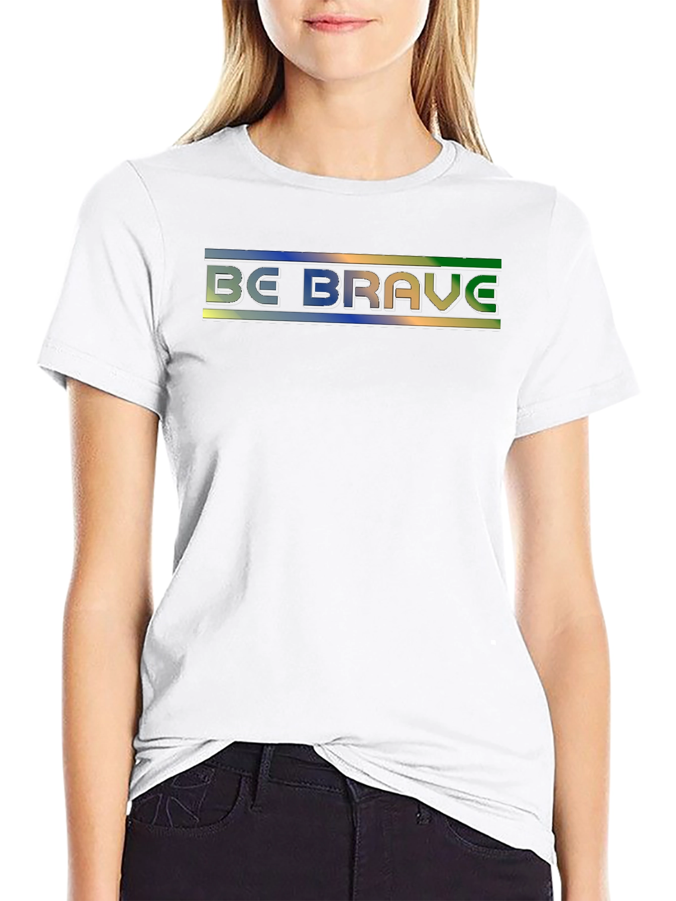 Be Brave T-Shirt - Motivational Graphic Tee