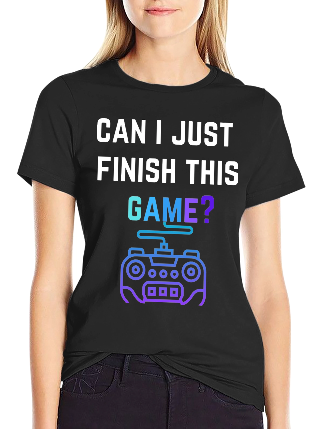 Gamer T-Shirt - Can I Just Finish This Game?