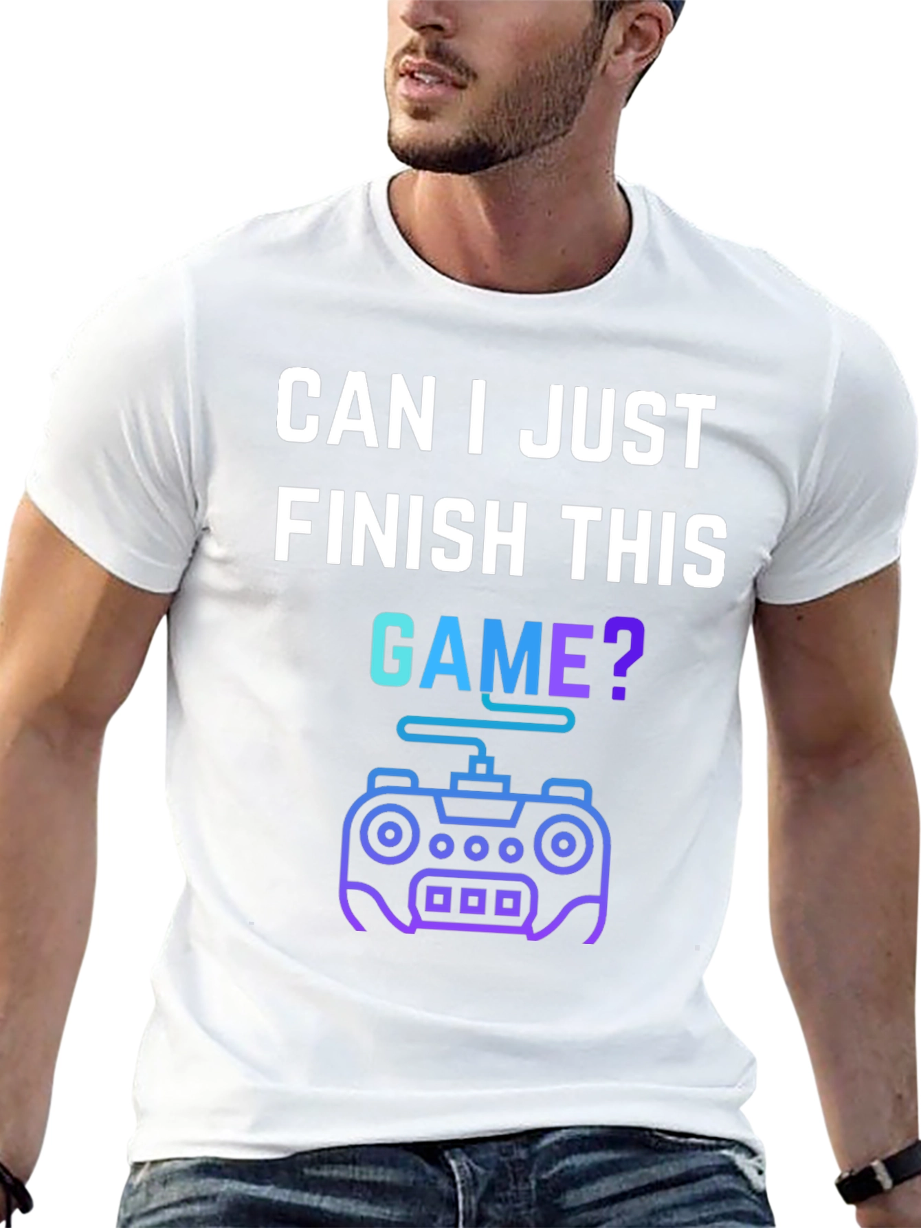 Gamer T-Shirt - Can I Just Finish This Game?