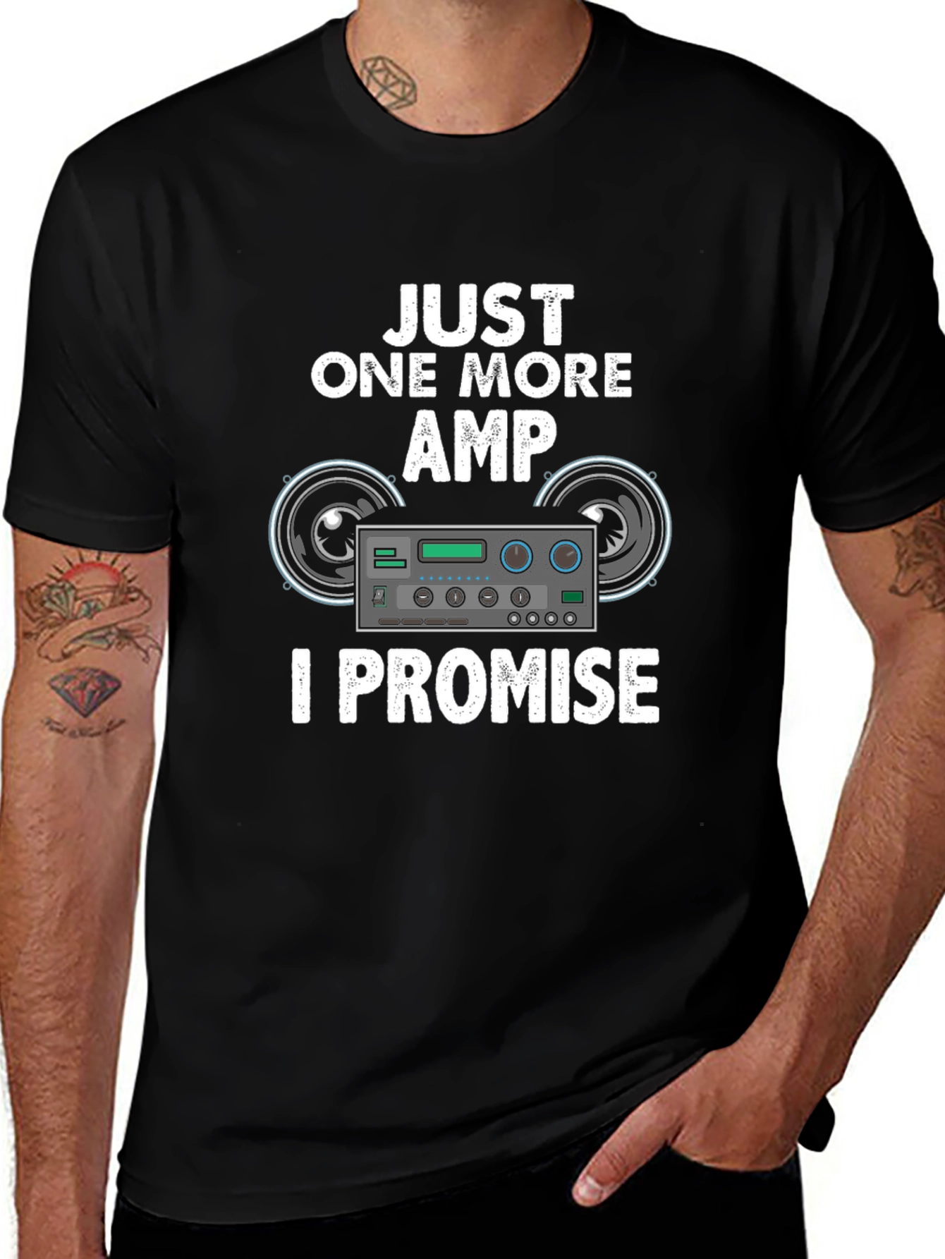 Just One More Amp T-Shirt Music Lover Tee