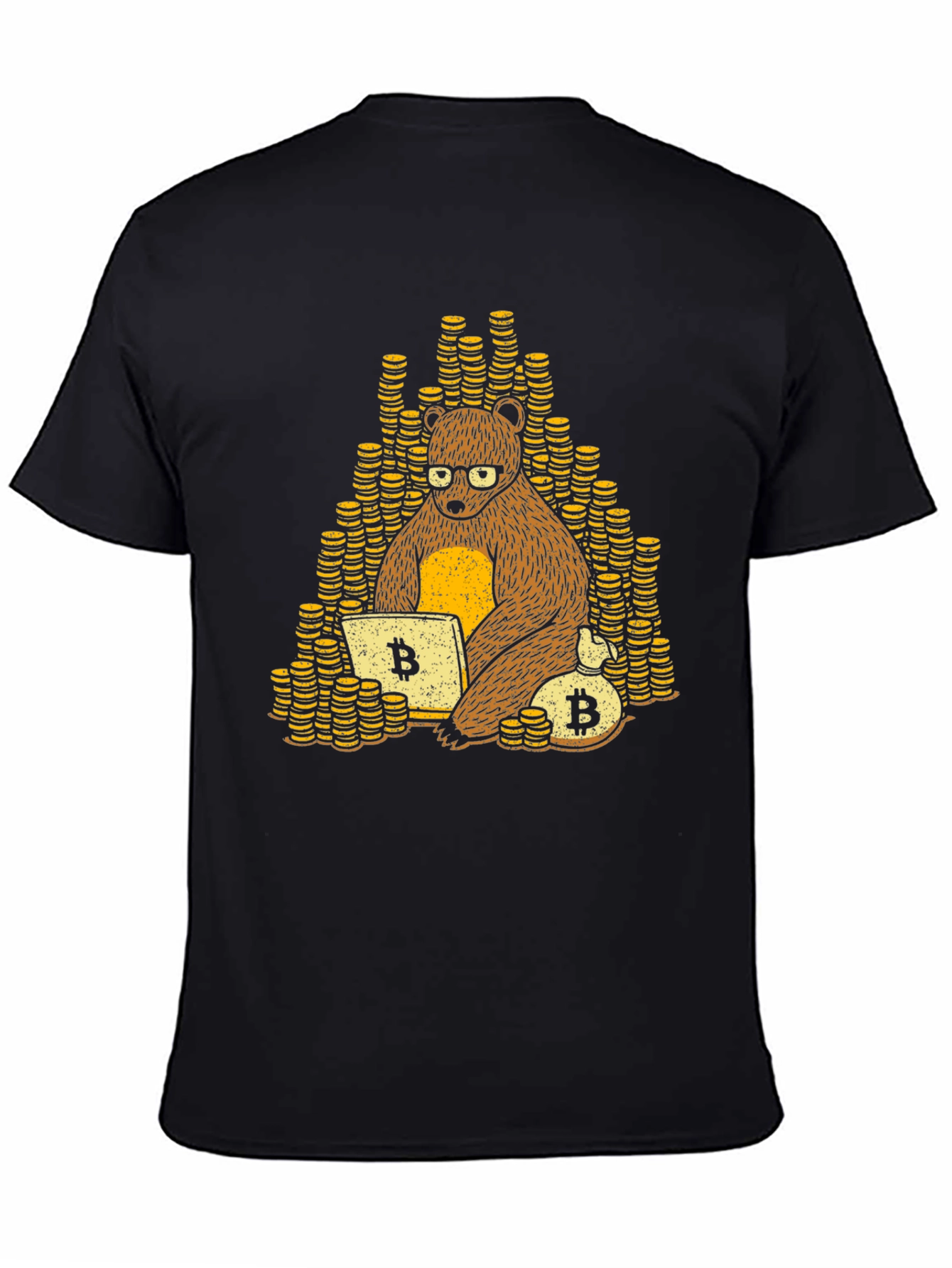 Bitcoin Bear Trader T-Shirt - Crypto Investor Tee