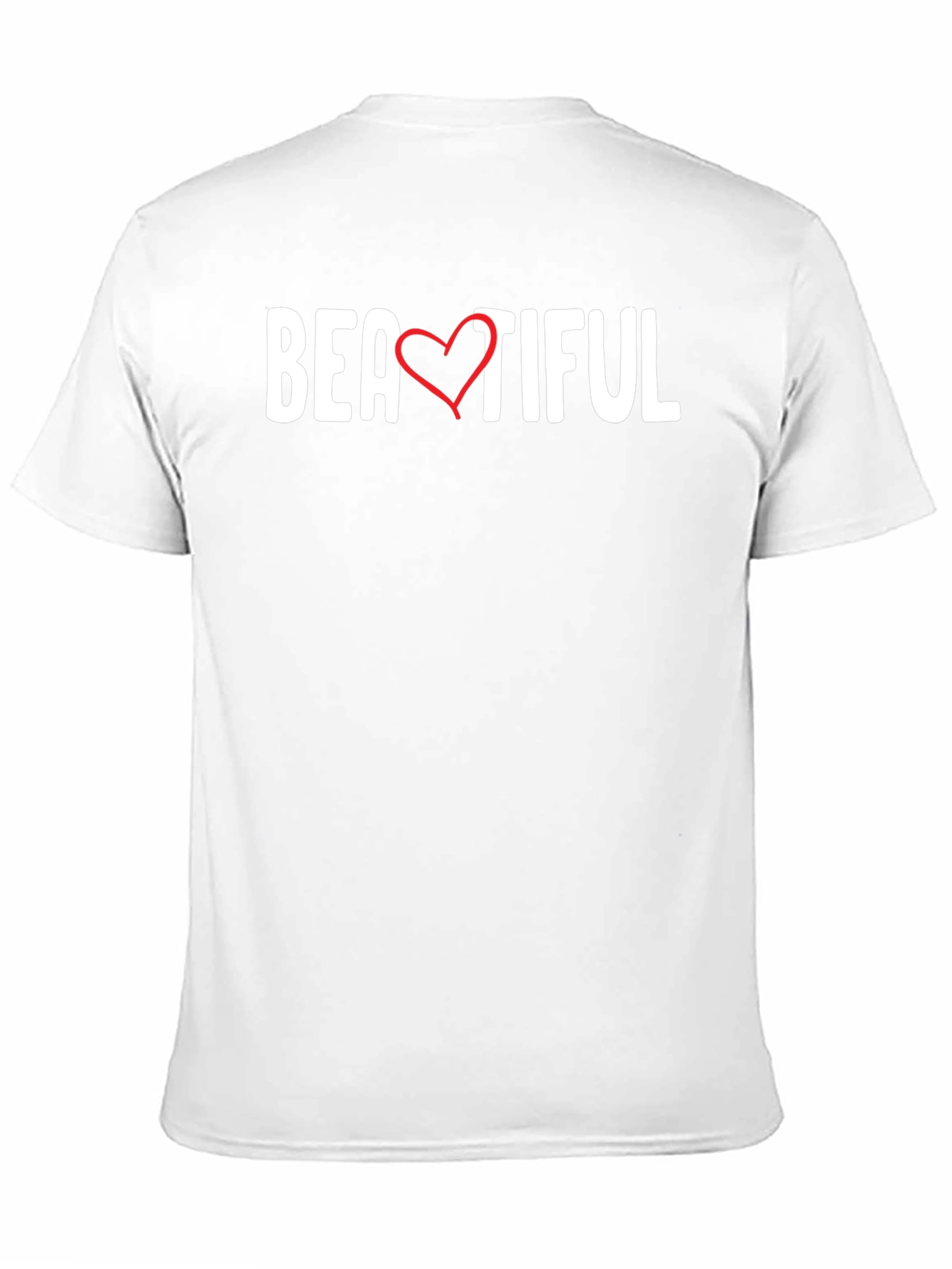 Beautiful Heart Graphic Tee - Black Unisex T-Shirt