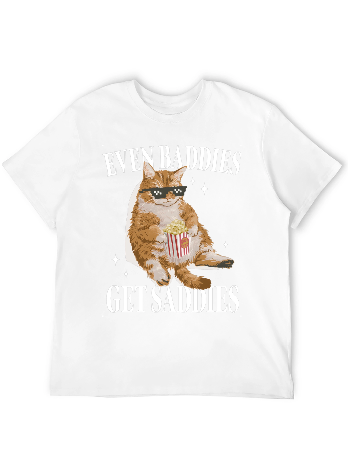 Even Baddies Get Saddies Cat T-Shirt