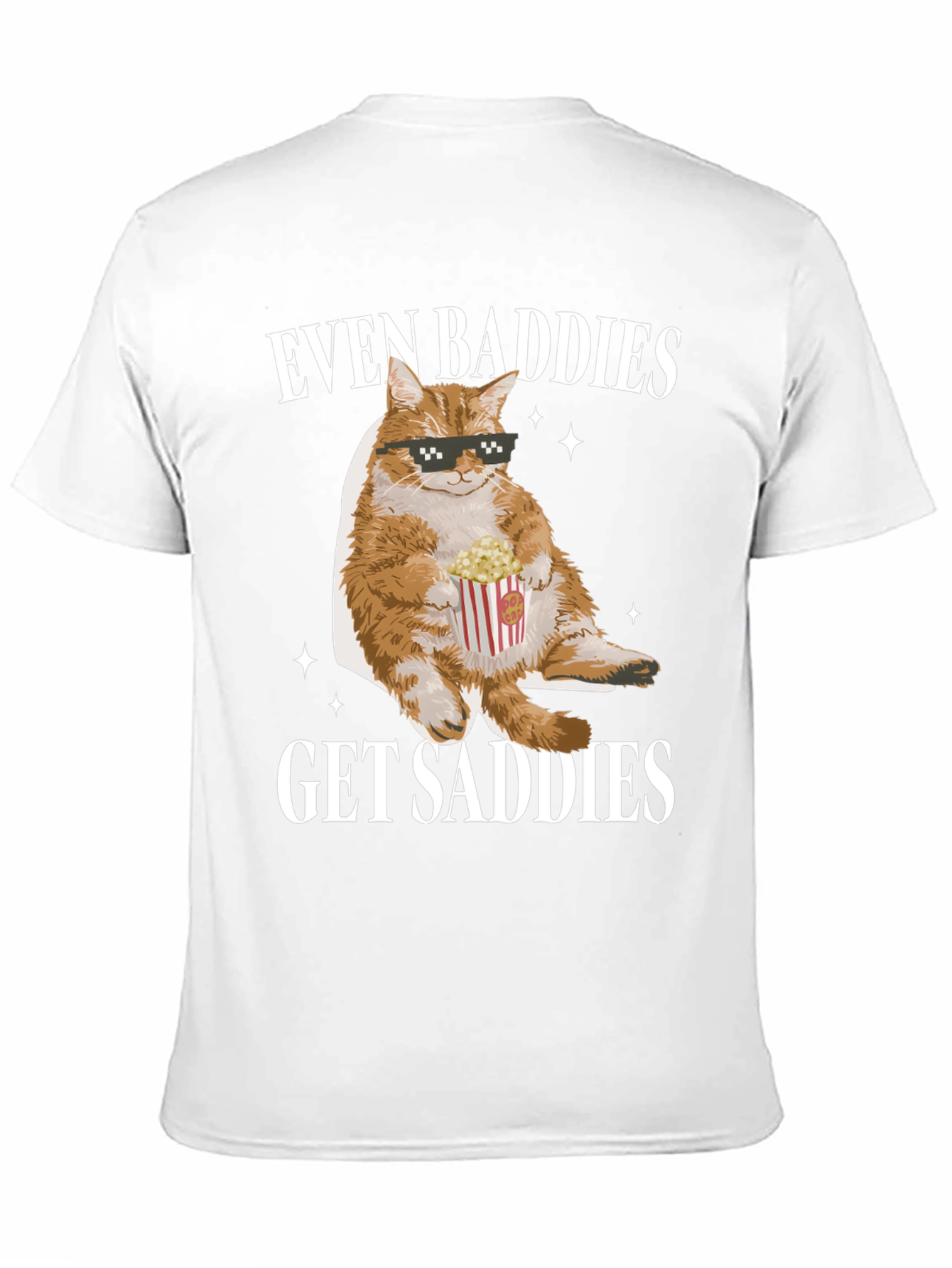 Even Baddies Get Saddies Cat T-Shirt