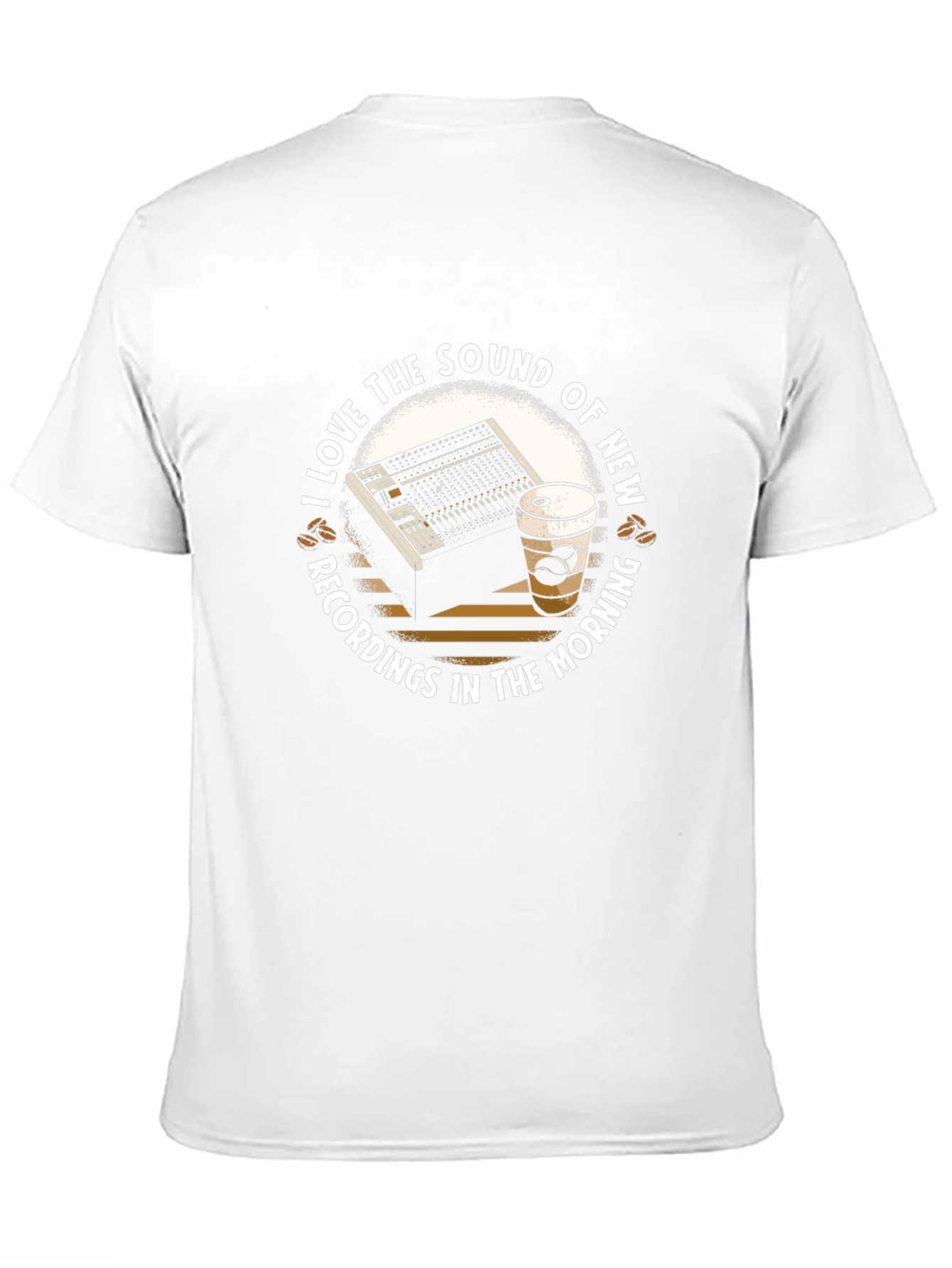 Sound Recording & Coffee Graphic T-Shirt