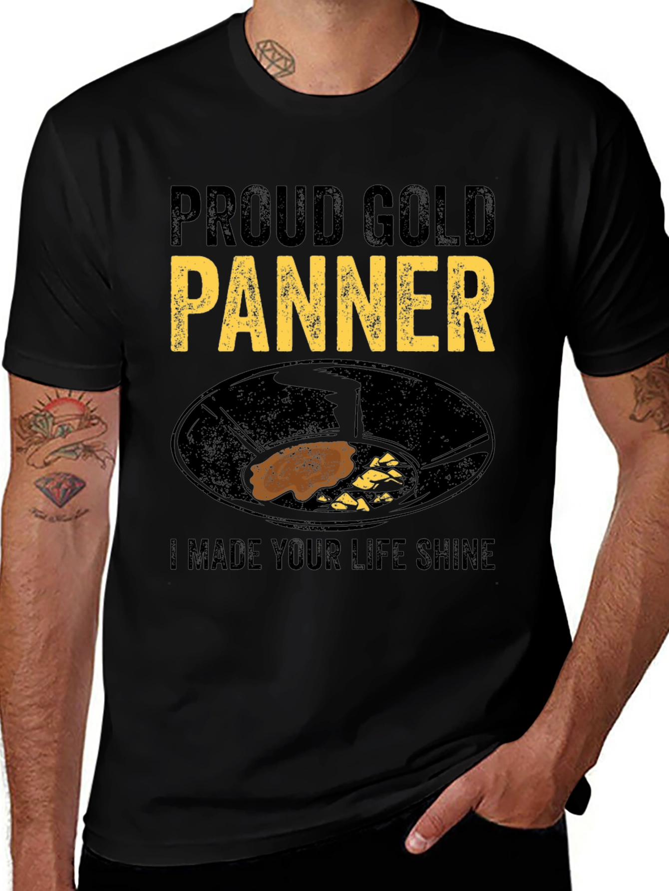 Proud Gold Panner T-Shirt