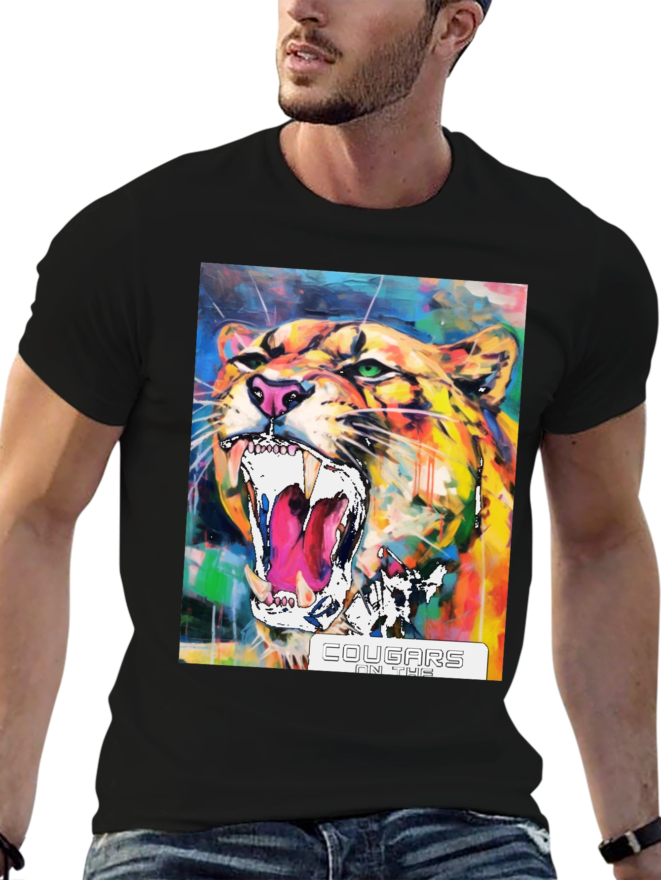 Cougars On The Prowl Graphic T-Shirt