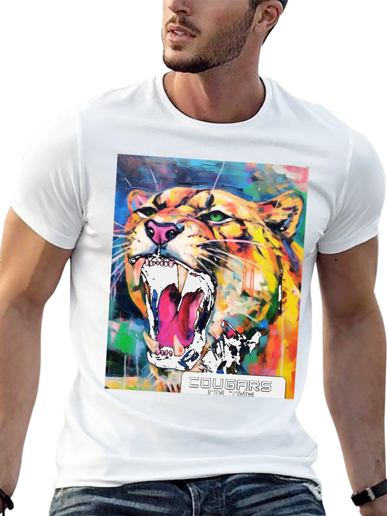Cougars On The Prowl Graphic T-Shirt