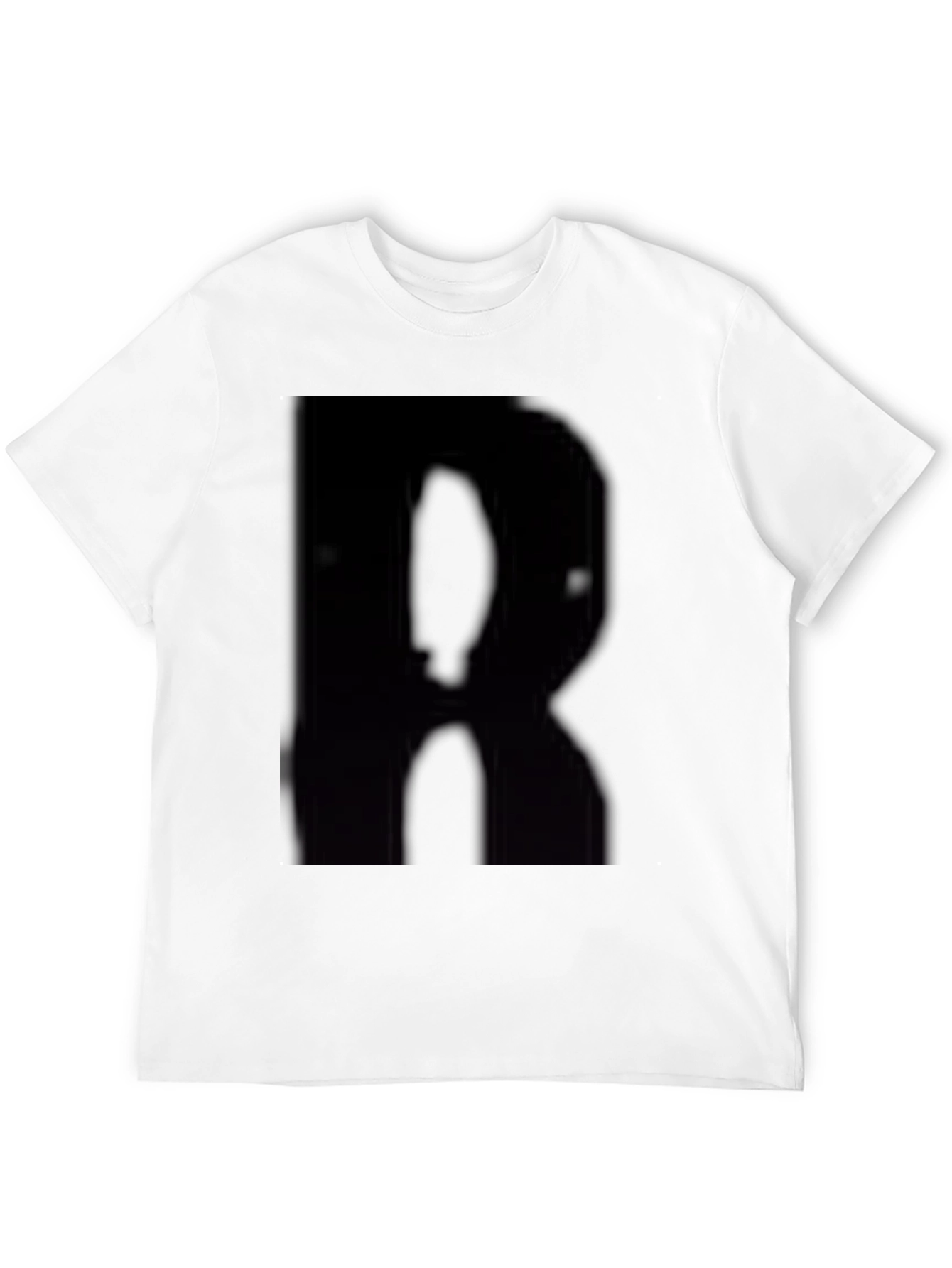 Black T-Shirt with Bold R Design