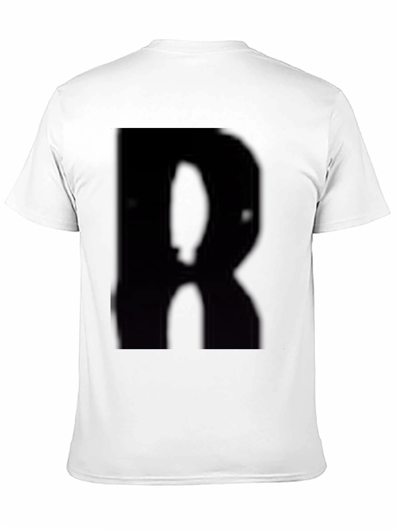 Black T-Shirt with Bold R Design