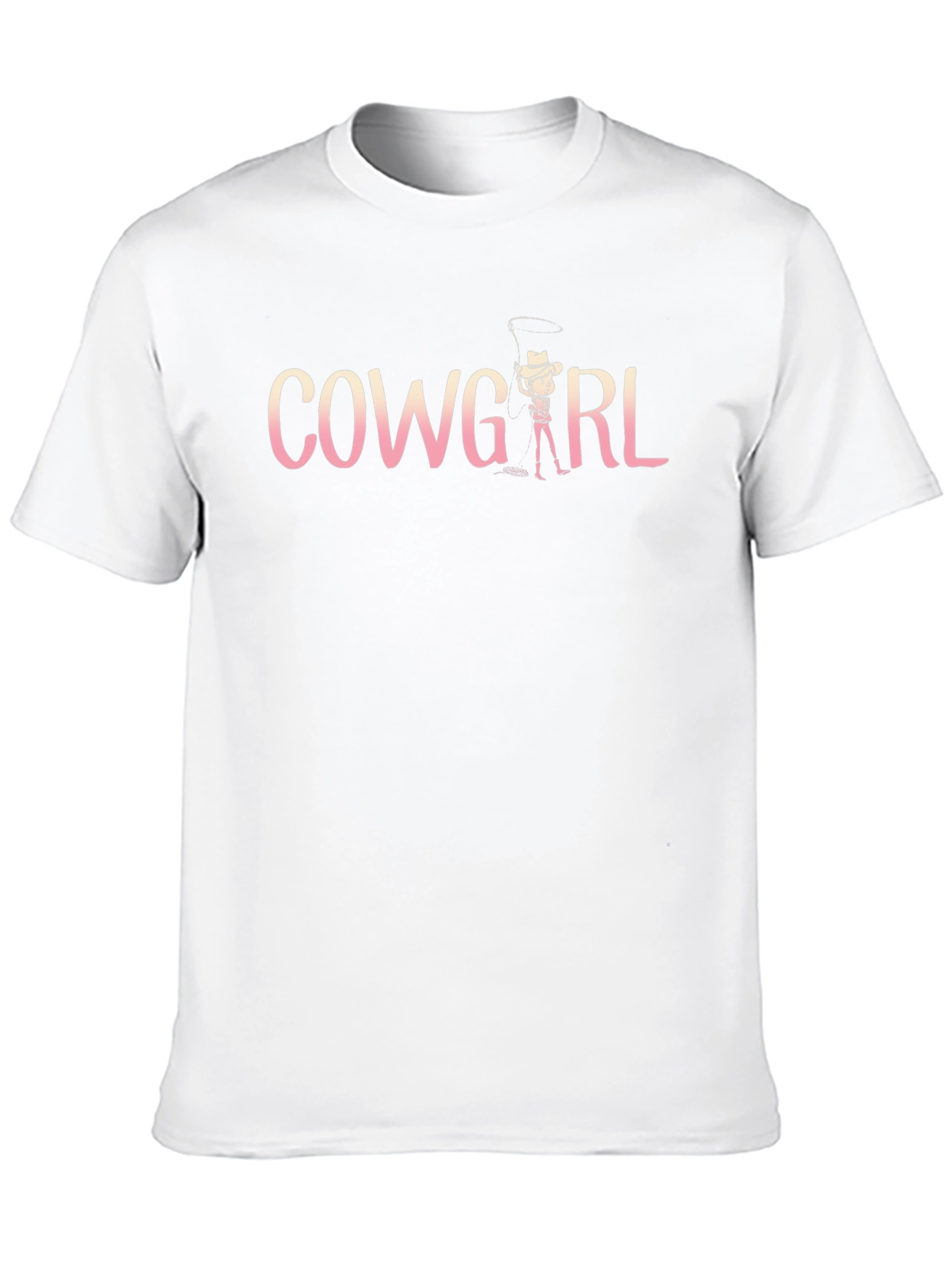 Cowgirl Graphic T-Shirt - Black Cotton Tee