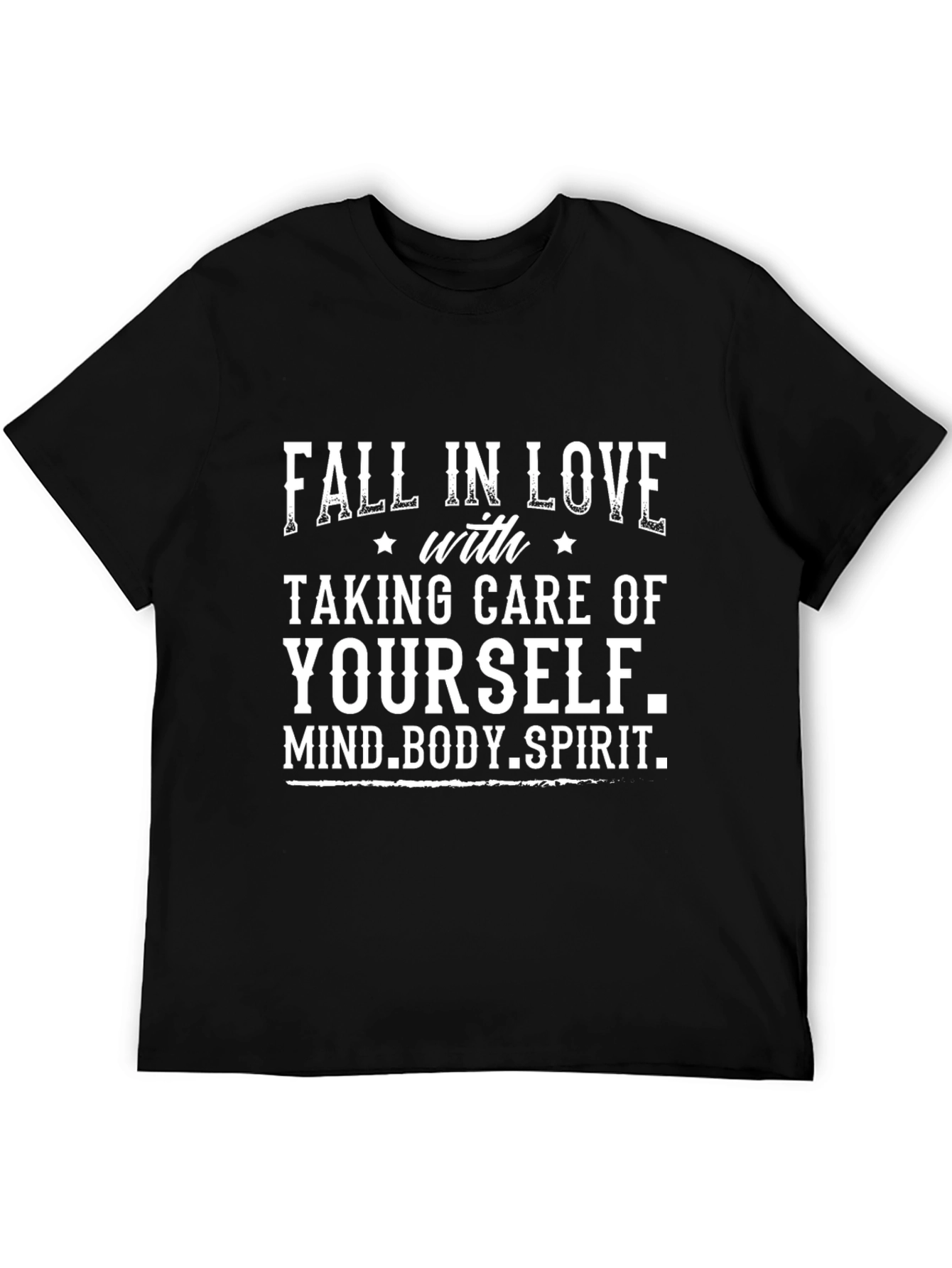 Fall in Love Self Care Graphic T-Shirt