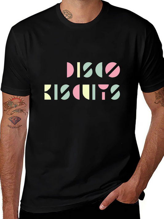 Disco Biscuits Graphic Tee - Soft Black Cotton