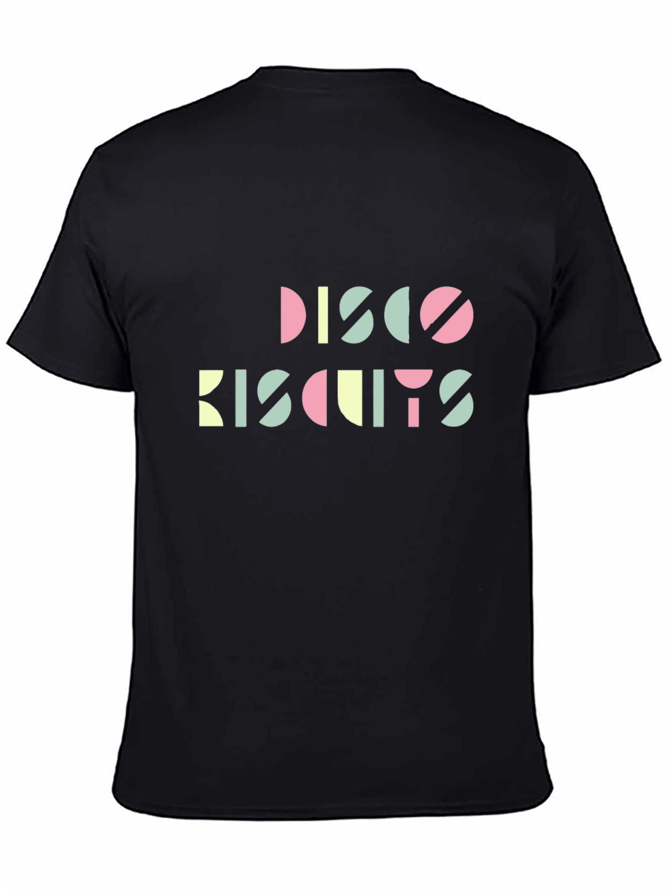 Disco Biscuits Graphic Tee - Soft Black Cotton
