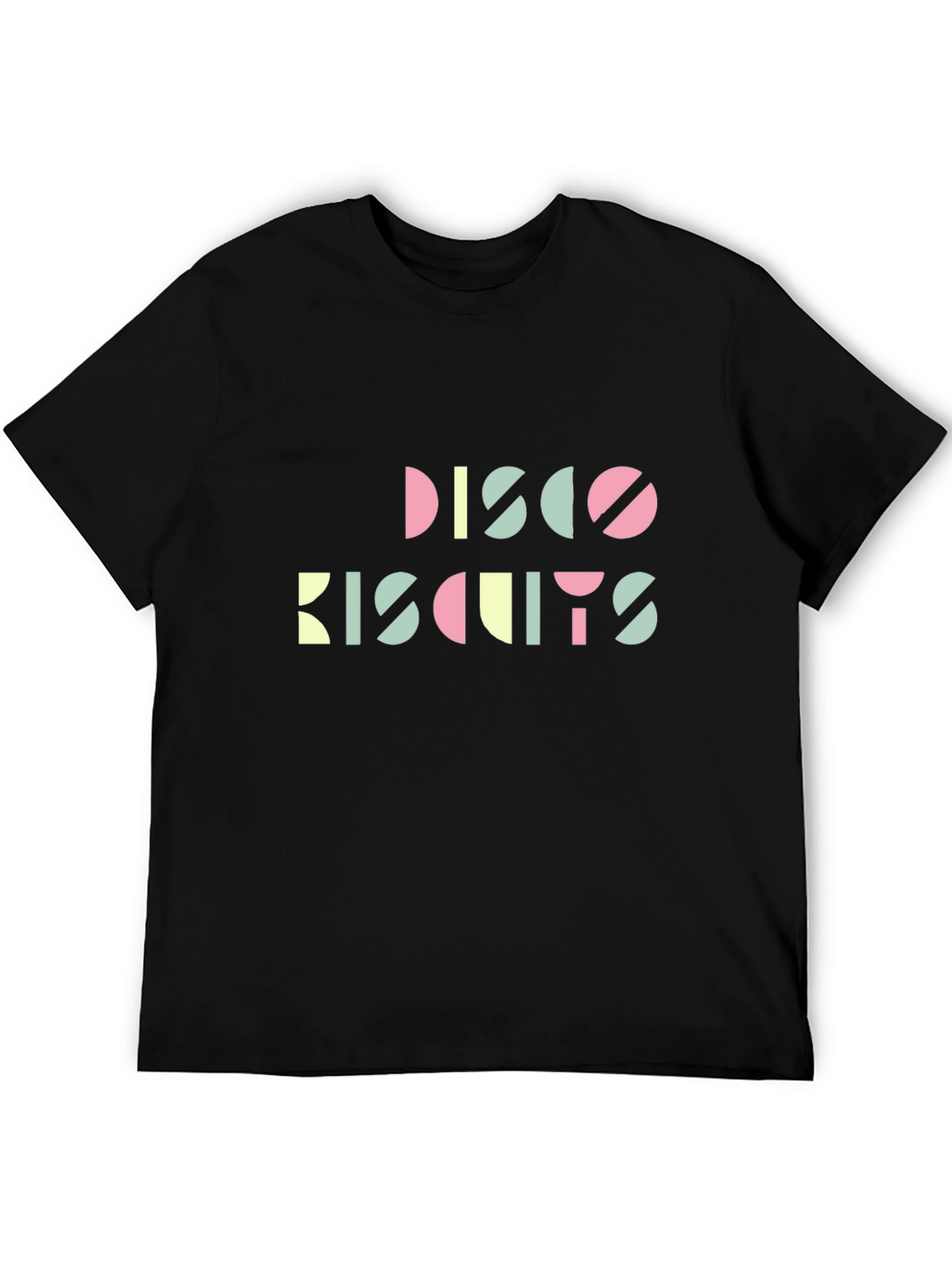 Disco Biscuits Graphic Tee - Soft Black Cotton