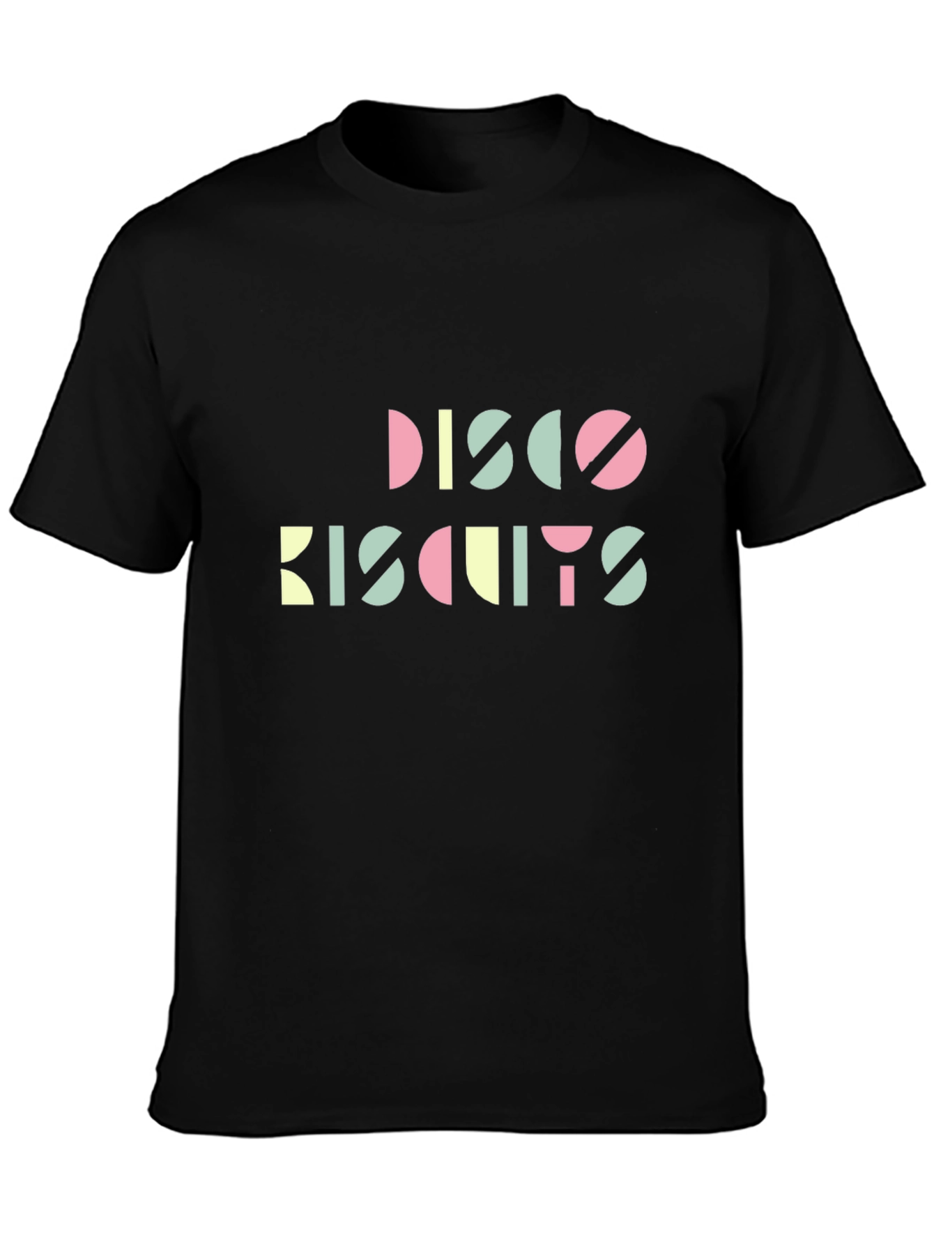 Disco Biscuits Graphic Tee - Soft Black Cotton