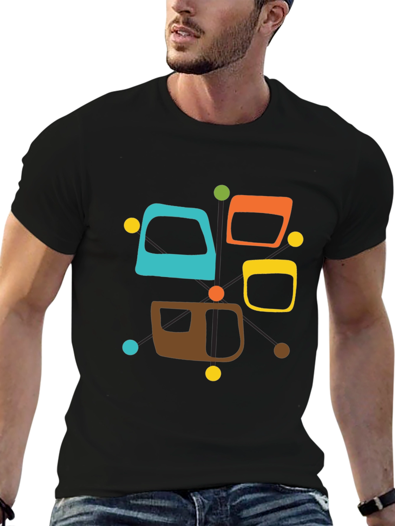 Retro Atomic Colorful T-Shirt